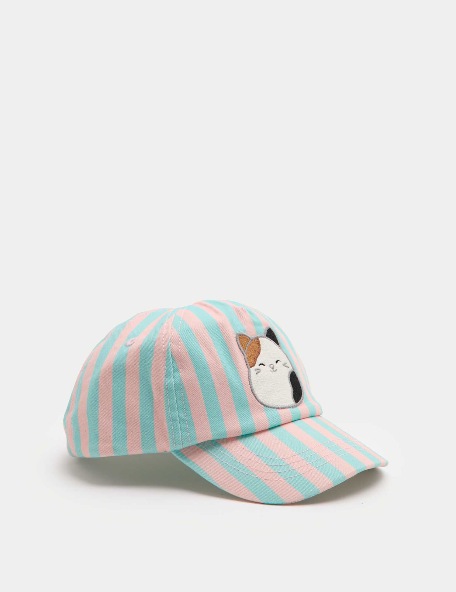 M&S Pure Cotton Squishmallows� Cap (3-13 Yrs) Green Mix