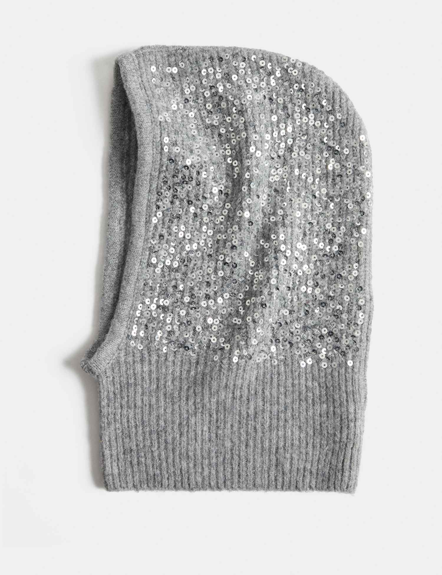 M&S Kids' Sequin Balaclava Silver