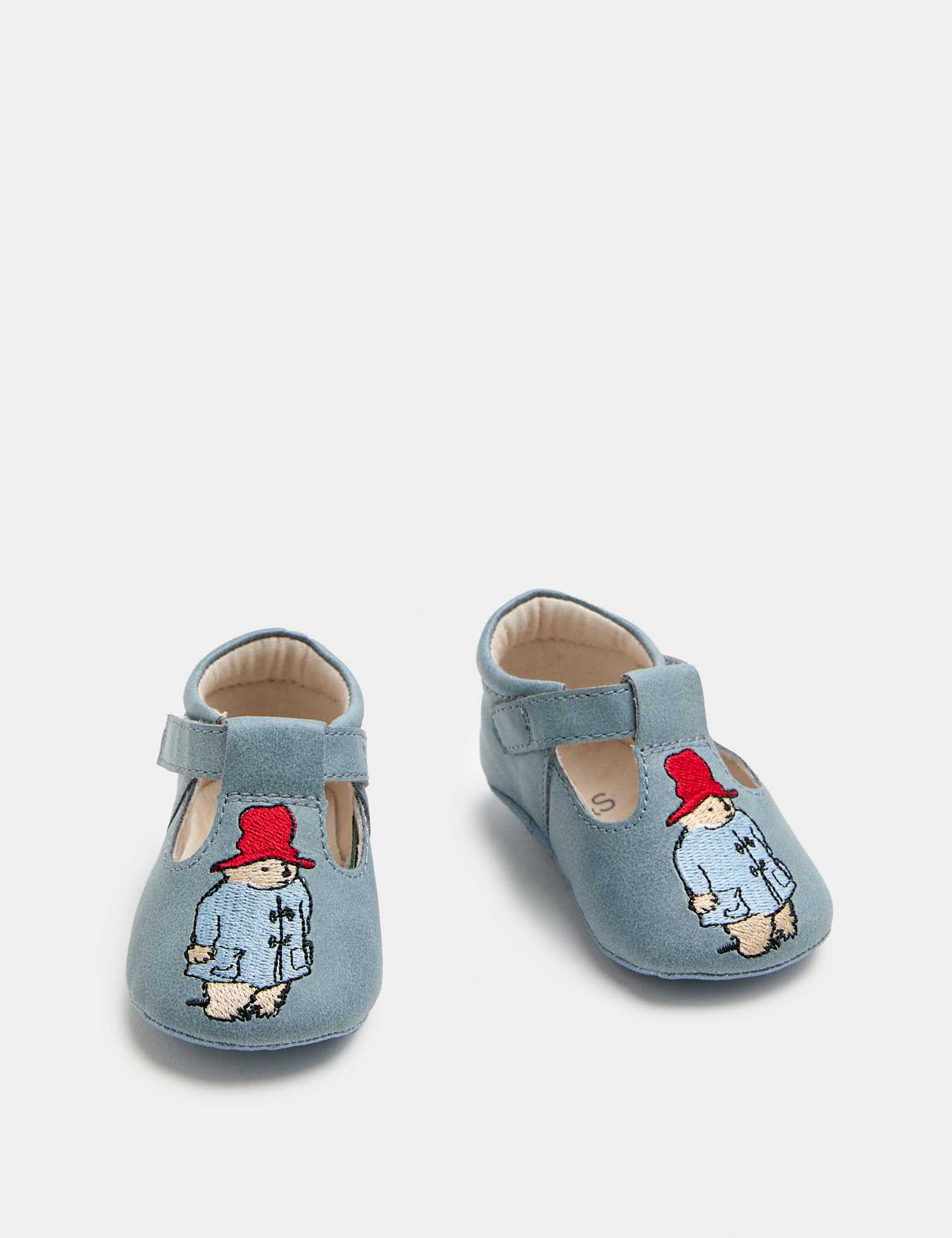 M&S Baby Paddington� T Bar Pram Shoes (0-18 Mths) Blue