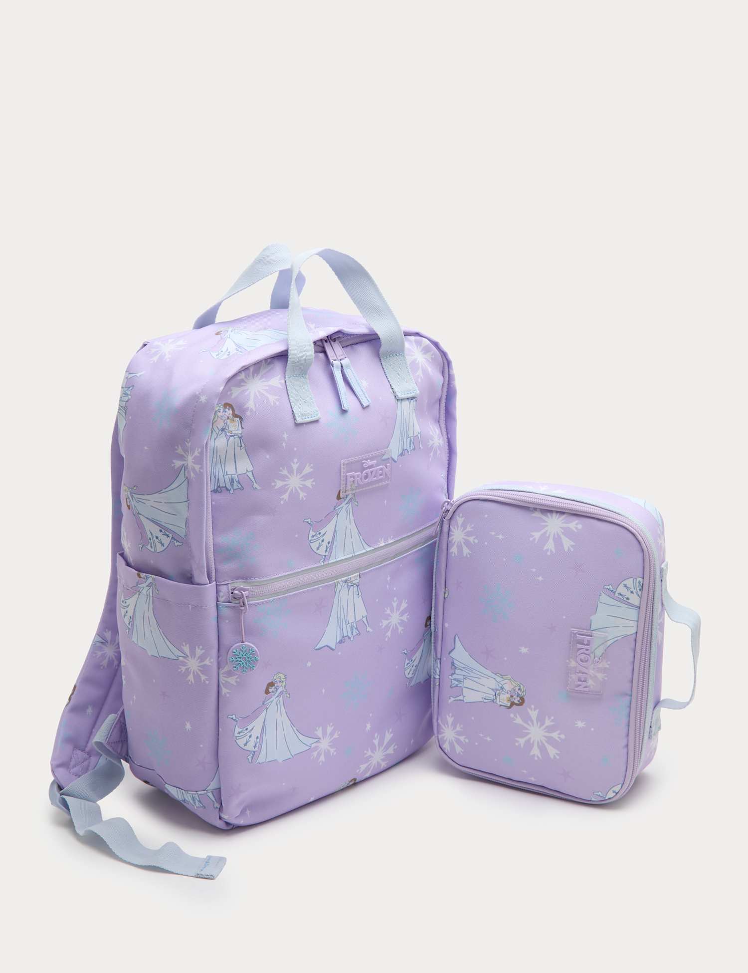 M&S 2 Piece Disney Frozen� Backpack & Lunchbox Light Violet