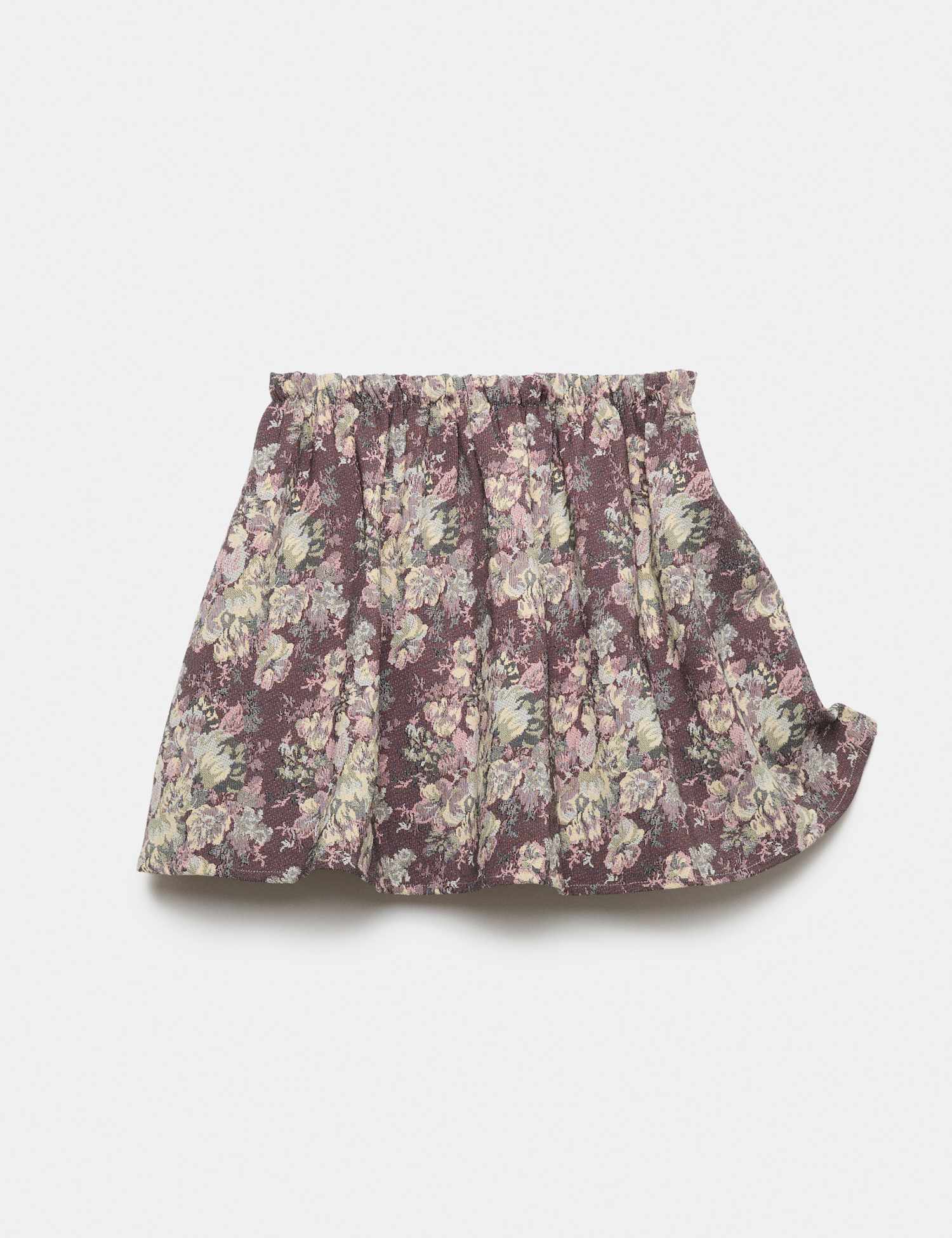 M&S Floral Tapestry Skater Skirt Multi