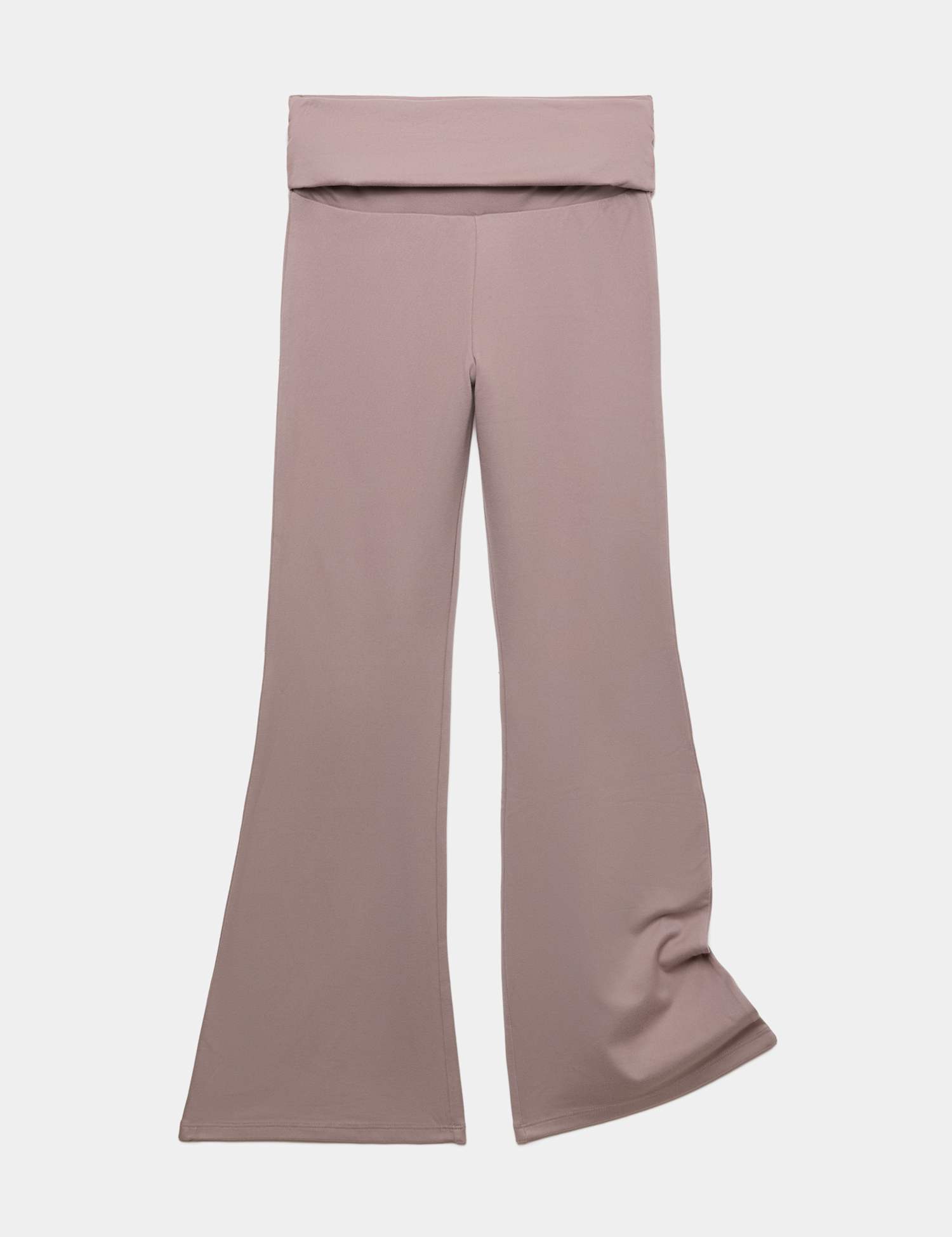 M&S Soft Touch Ruched Side Kickflare Leggings (6-16 Yrs) Praline