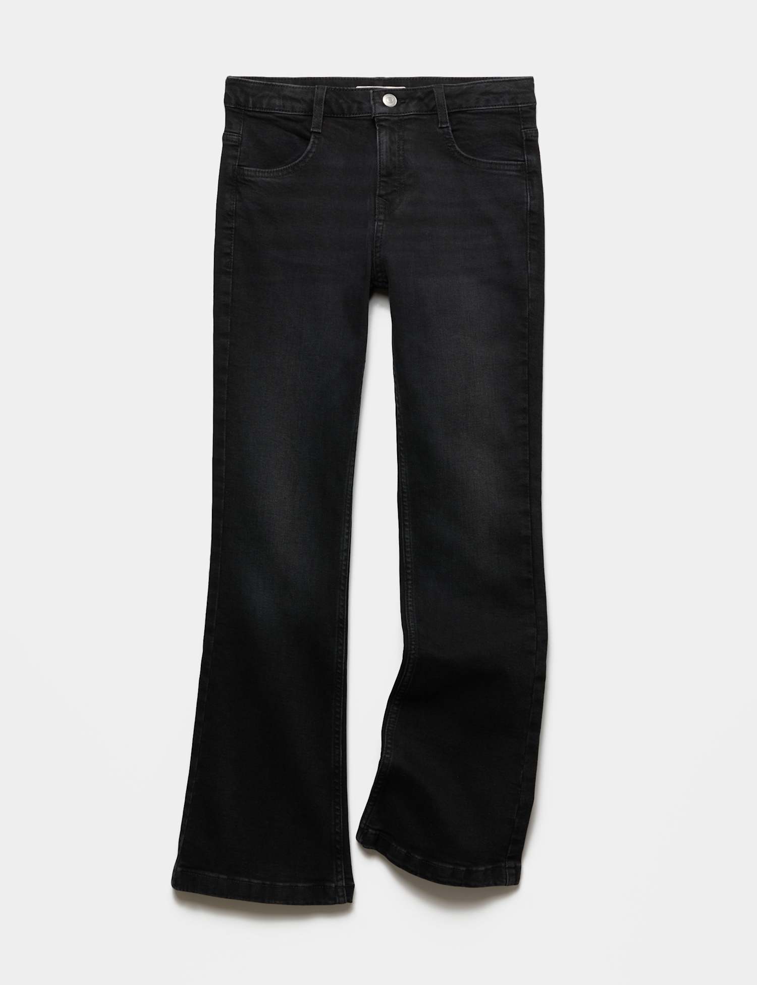 M&S Denim Kickflare Jeans (6-16 Yrs) Black Denim