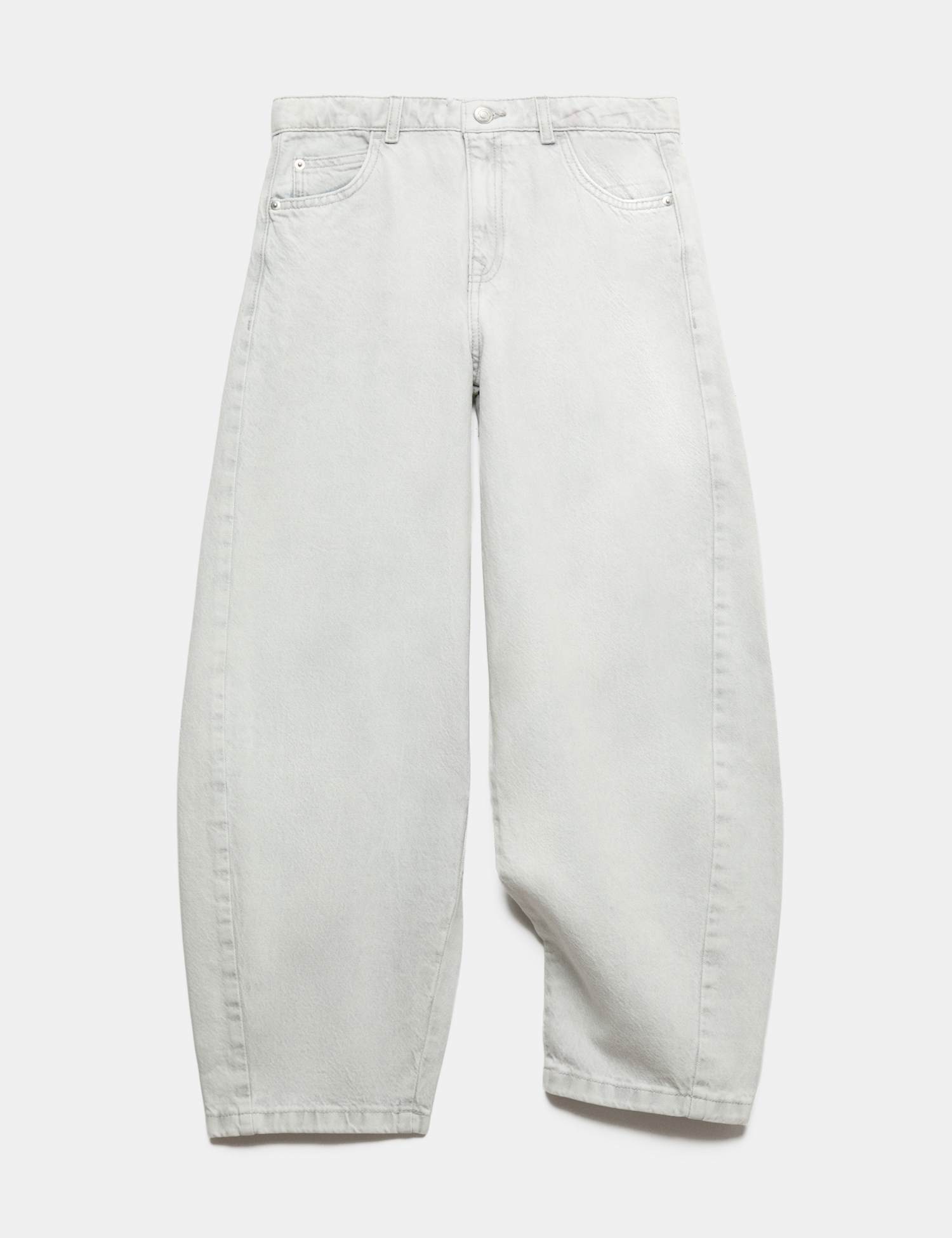 M&S Barrel Fit Baggy Denim Jeans (6-16 Yrs) Powder Blue