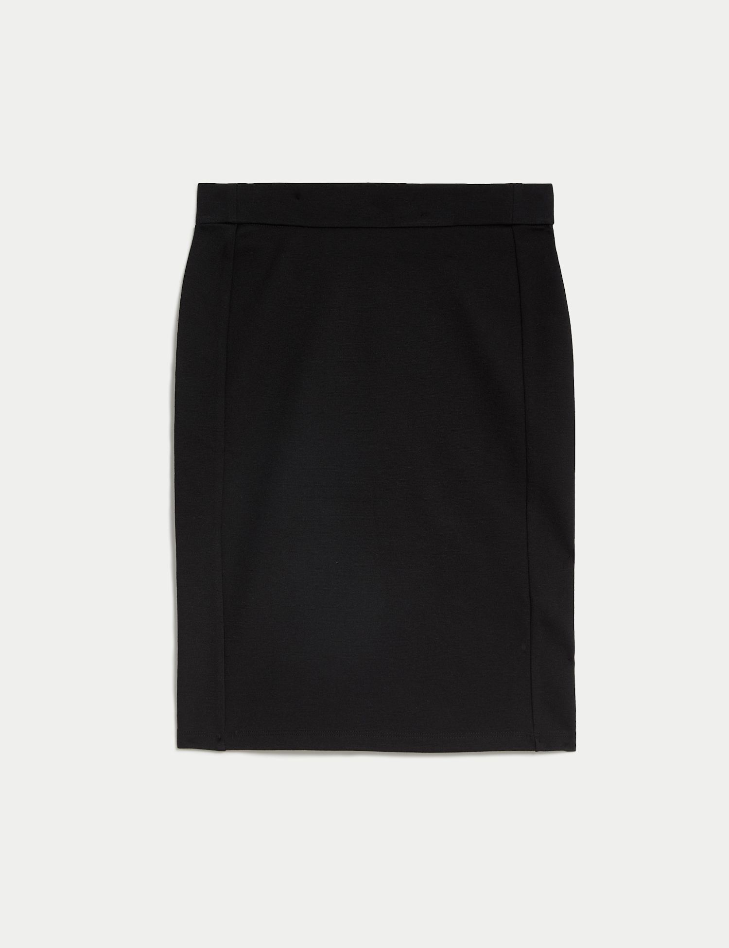 M&S Girls Long Tube School Skirt (9-18 Yrs) Black