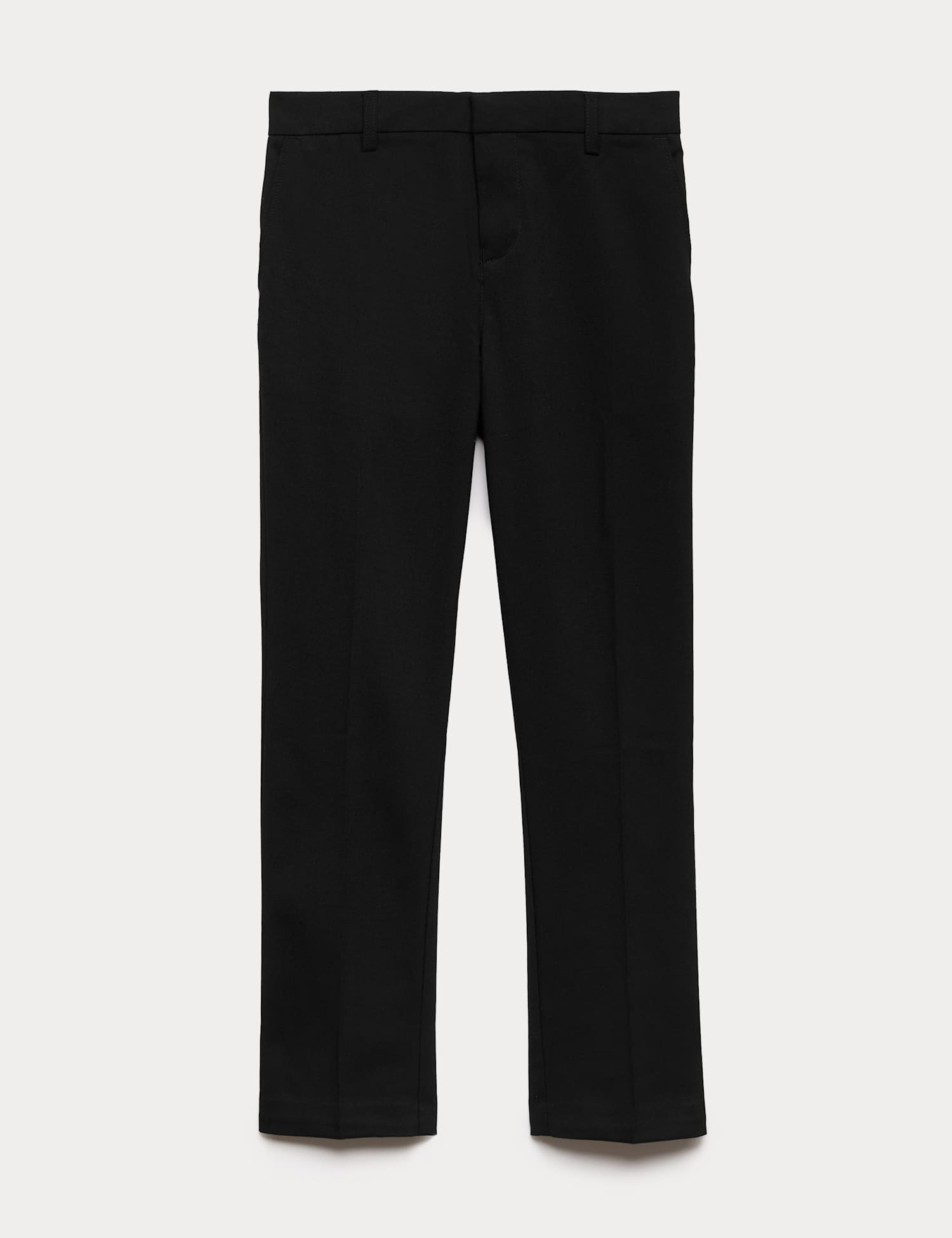 M&S Boys' Slim Leg Slim Waist School Trousers (2-18 Yrs) Black