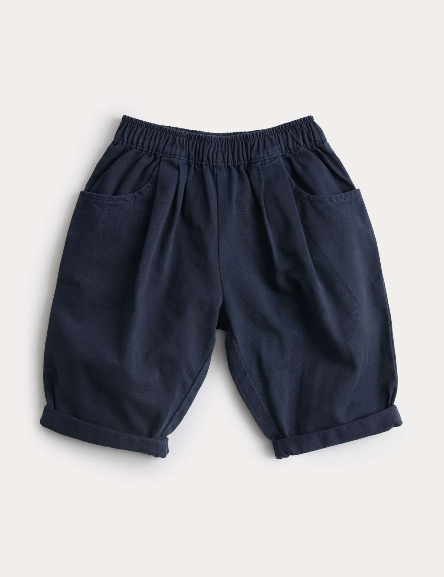 M&S Pure Cotton Chinos (0-4 Yrs) Navy