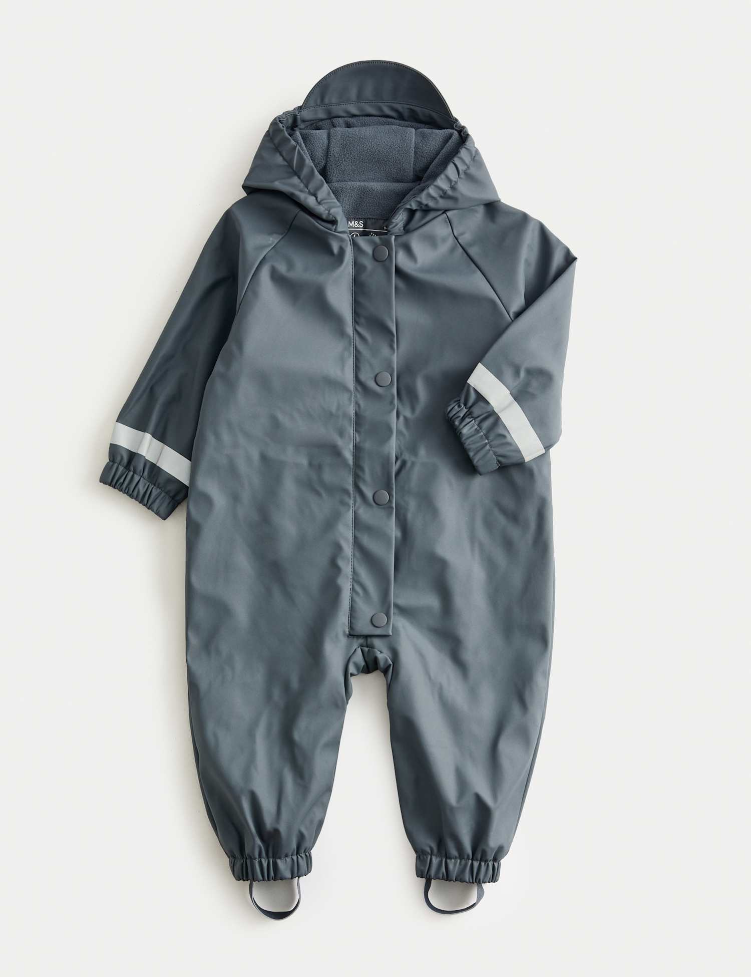 M&S Fisherman Puddlesuit (9 Mths-5 Yrs) Charcoal