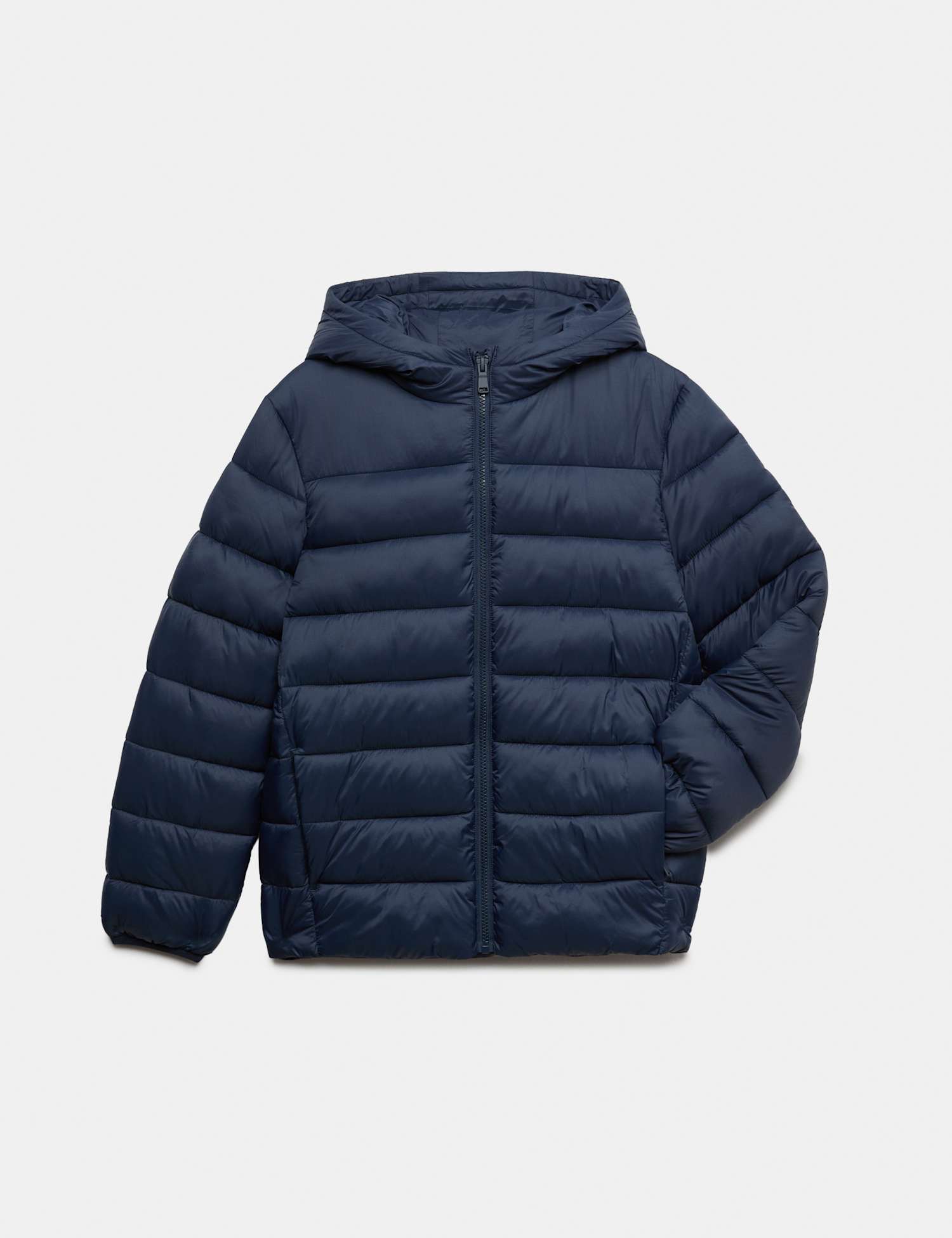 M&S Stormwear� Lightweight Padded Puffer Coat (6-16 Yrs) Navy