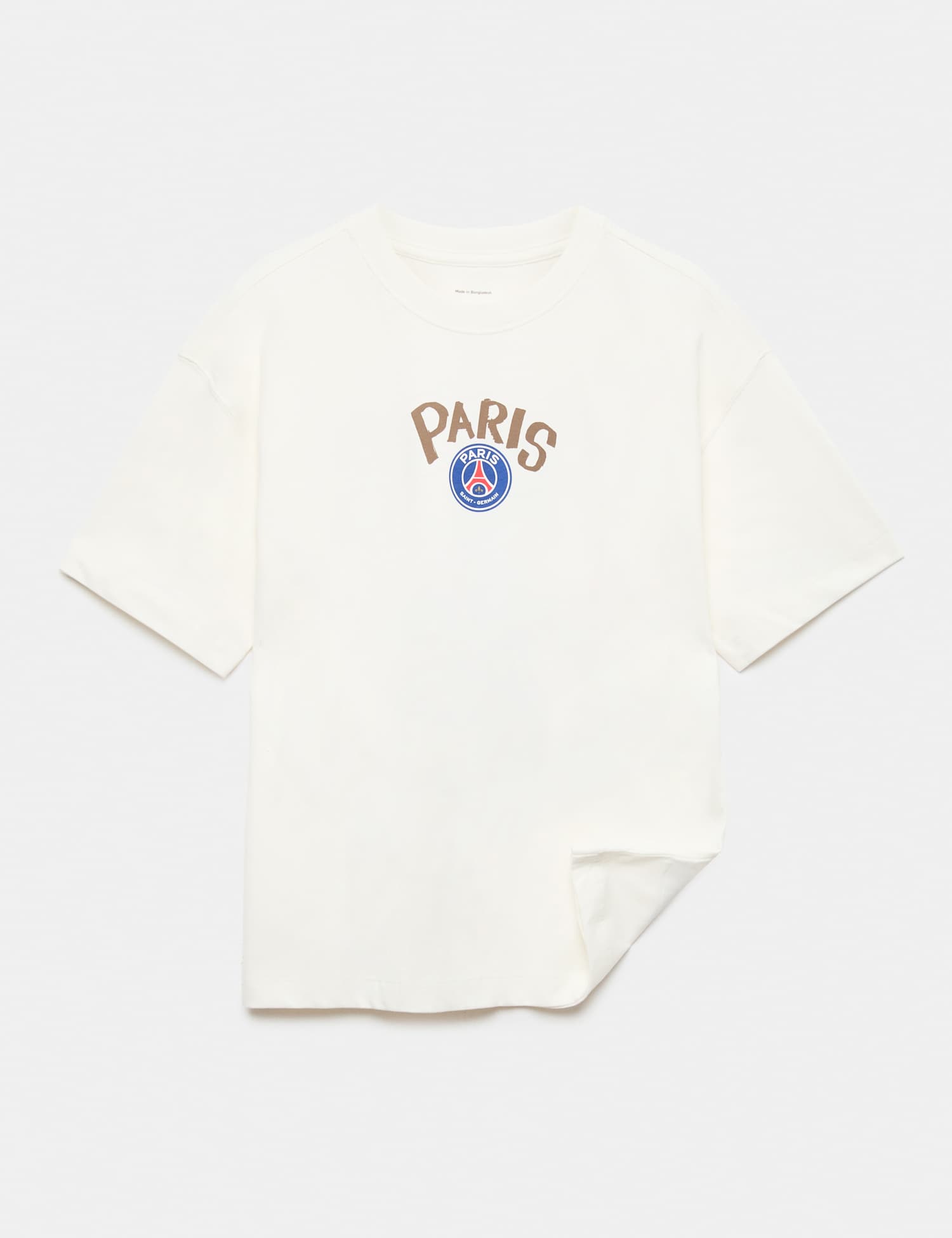 M&S Pure Cotton PSG Graphic T-Shirt (6-16 Yrs) White