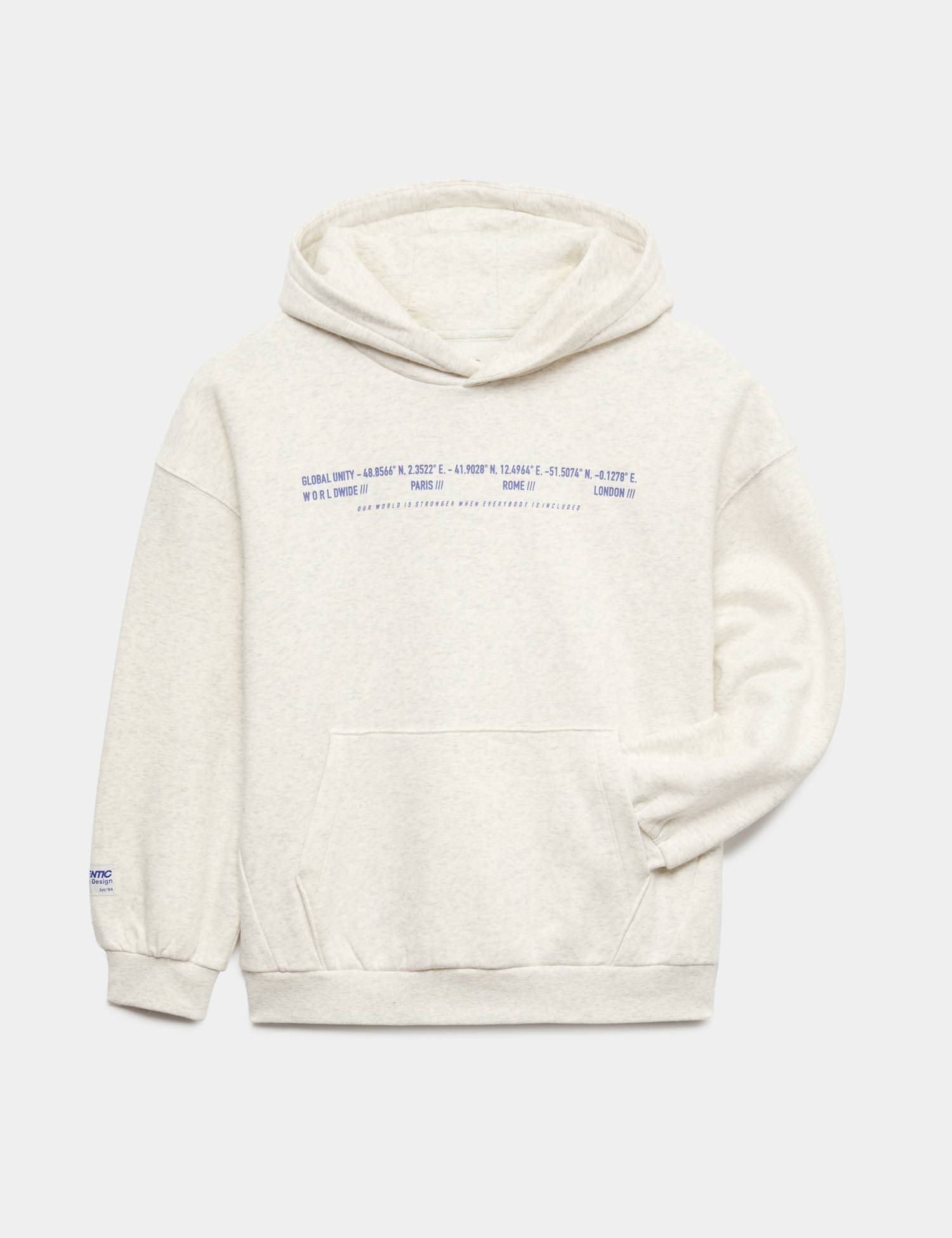 M&S Cotton Rich Graphic Hoodie (6-16 Yrs) Grey Marl