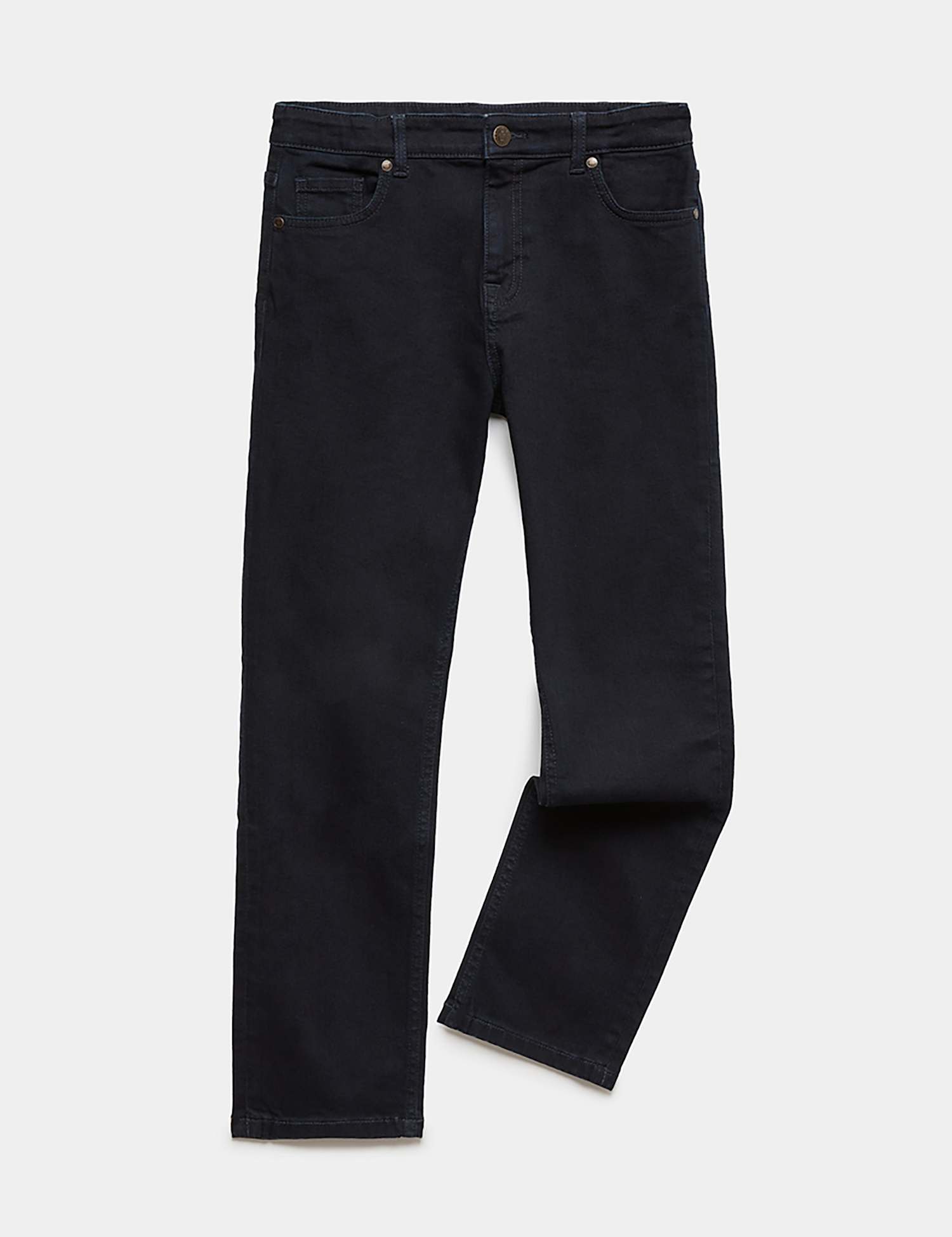 M&S Cotton Rich Slim Jeans (6-16 Yrs) Blue/Black