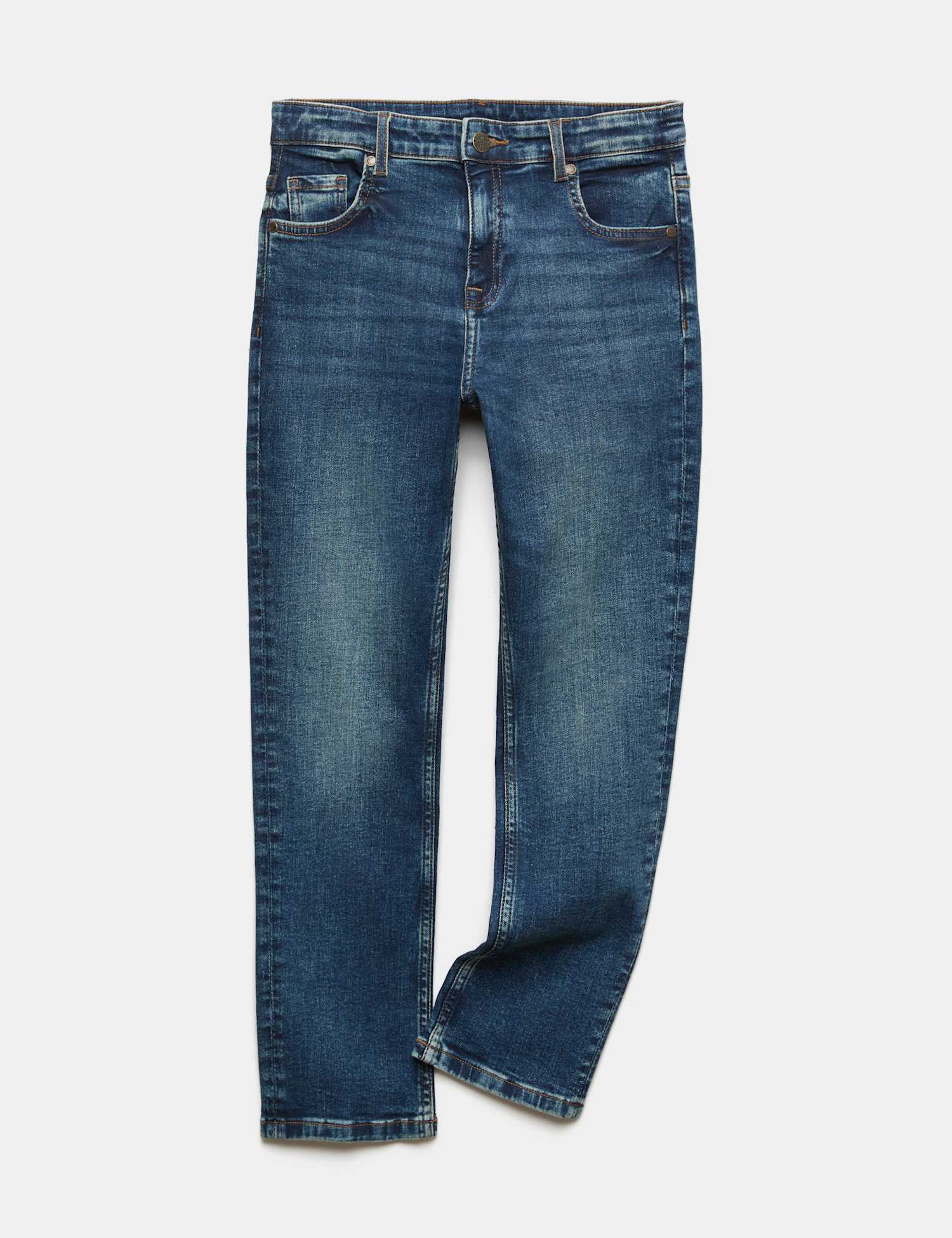 M&S Cotton Rich Slim Jeans (6-16 Yrs) Dark Indigo
