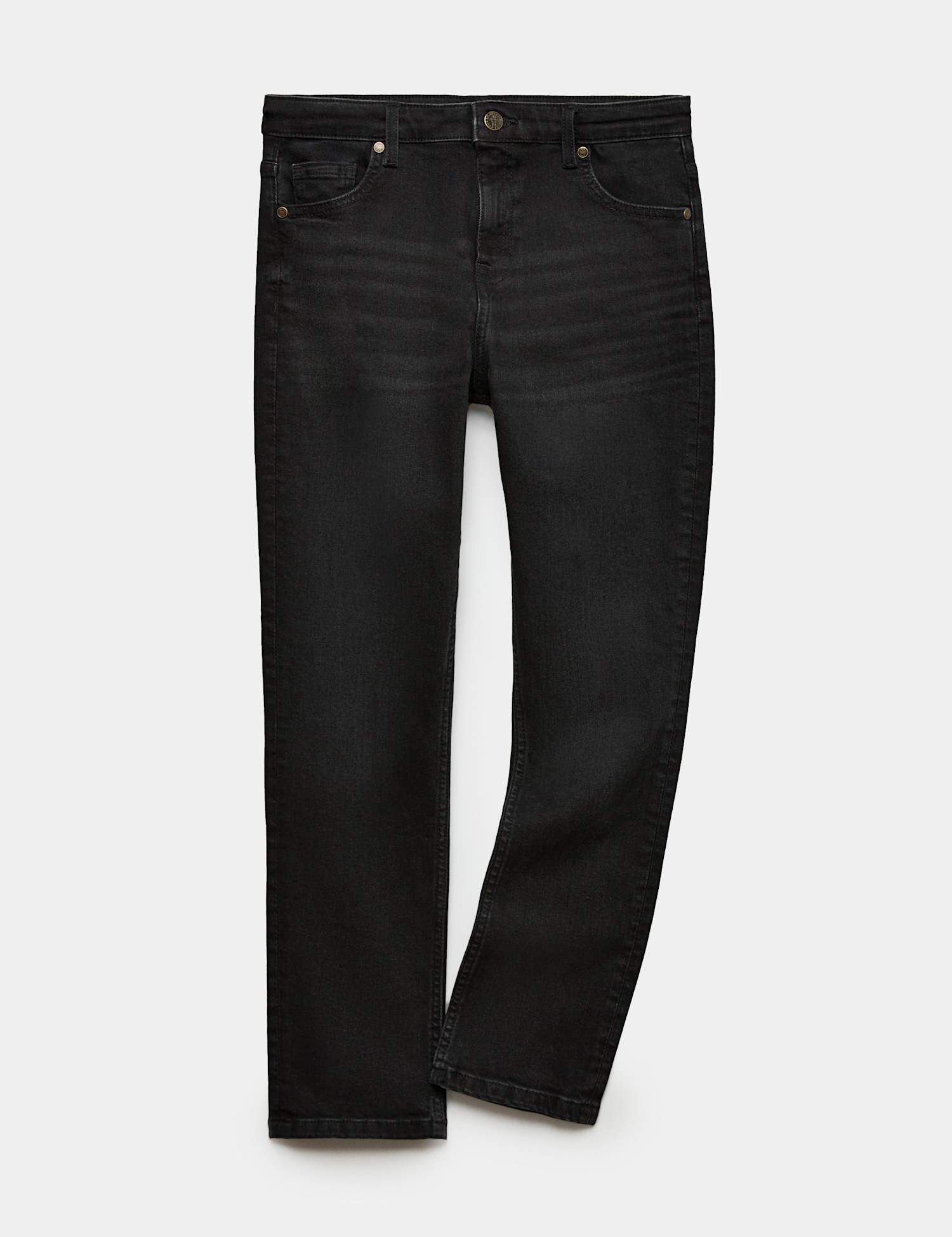 M&S Cotton Rich Slim Jeans (6-16 Yrs) Black