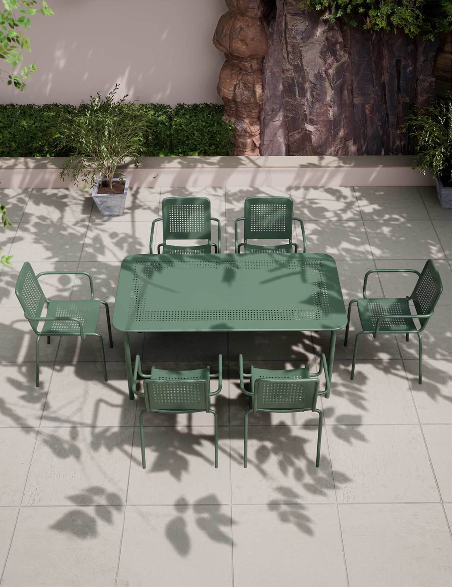 Image of Royalcraft Porto 6 Seater Rectangle Garden&hellip;