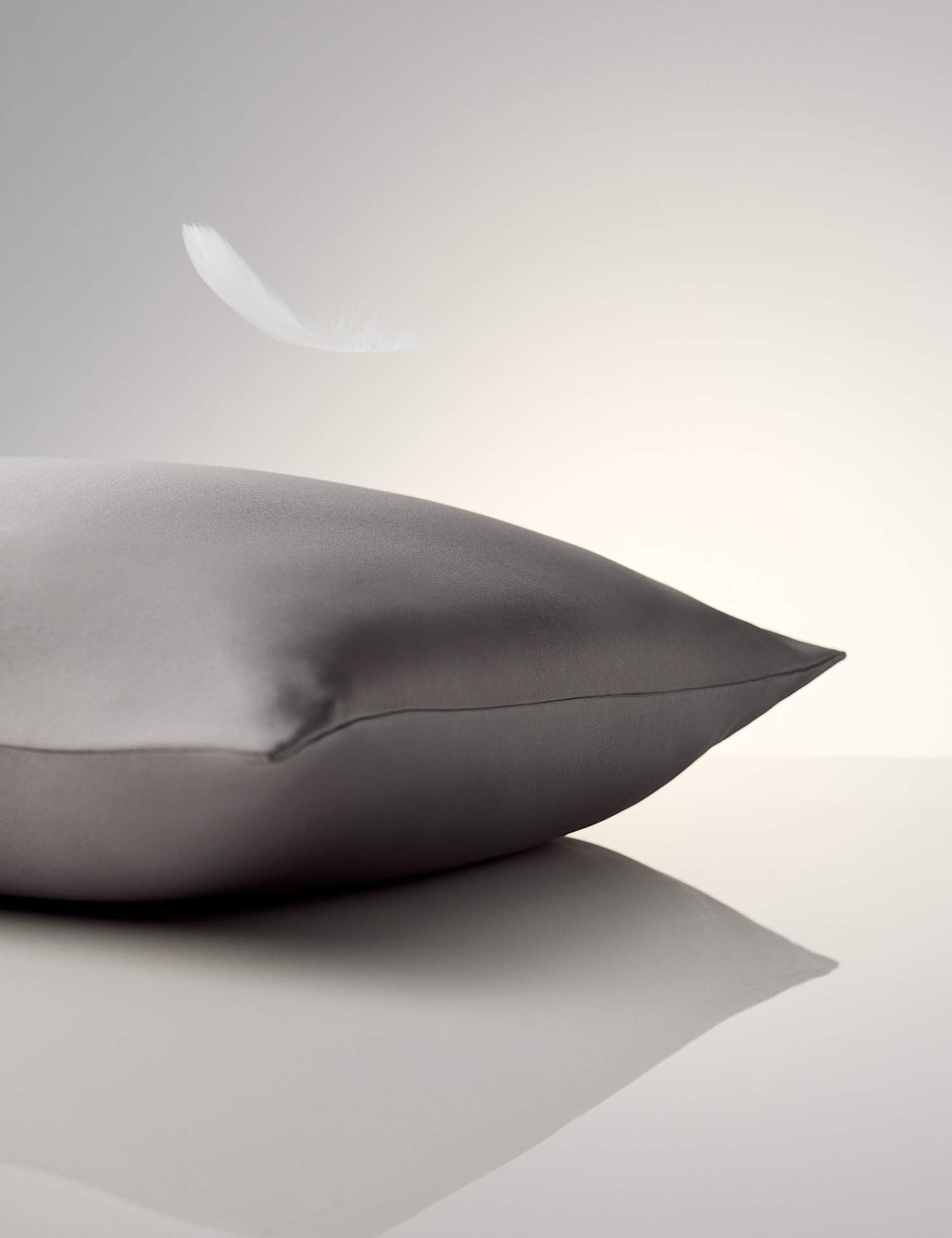 M&S Pure Mulberry Silk Pillowcase Charcoal