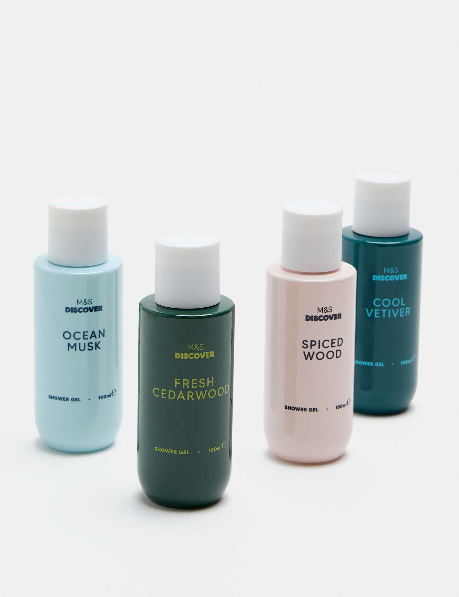 Discover Shower Gel Quad Gift Set 4x100ml No Colour