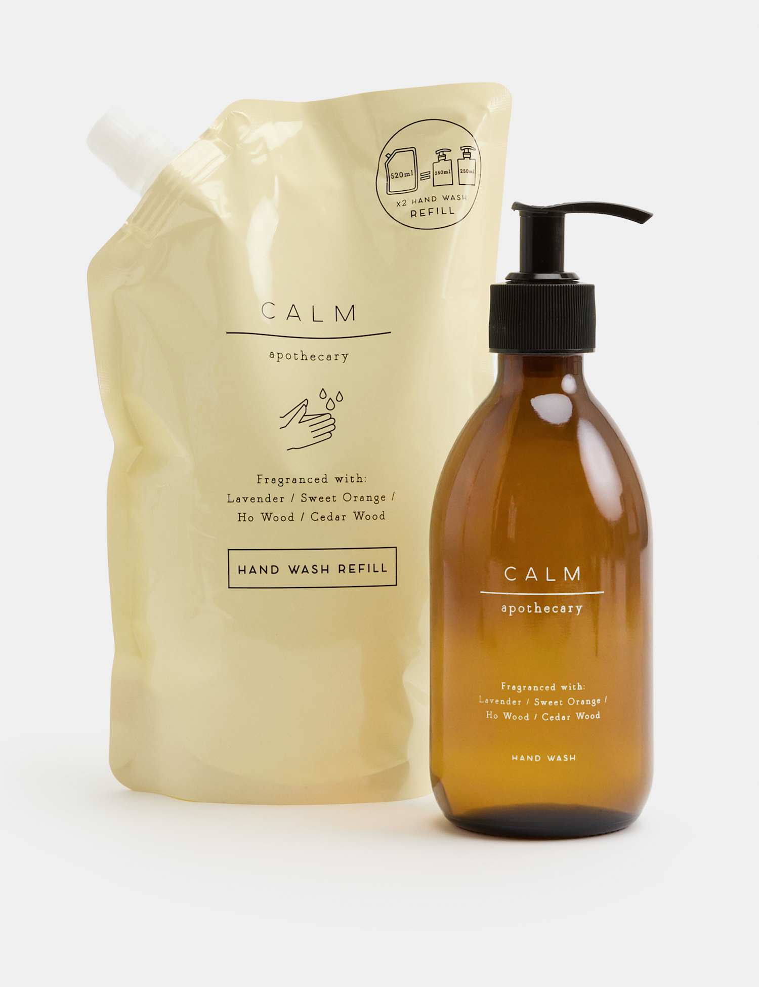 Apothecary Calm Refillable Hand Wash Gift No Colour