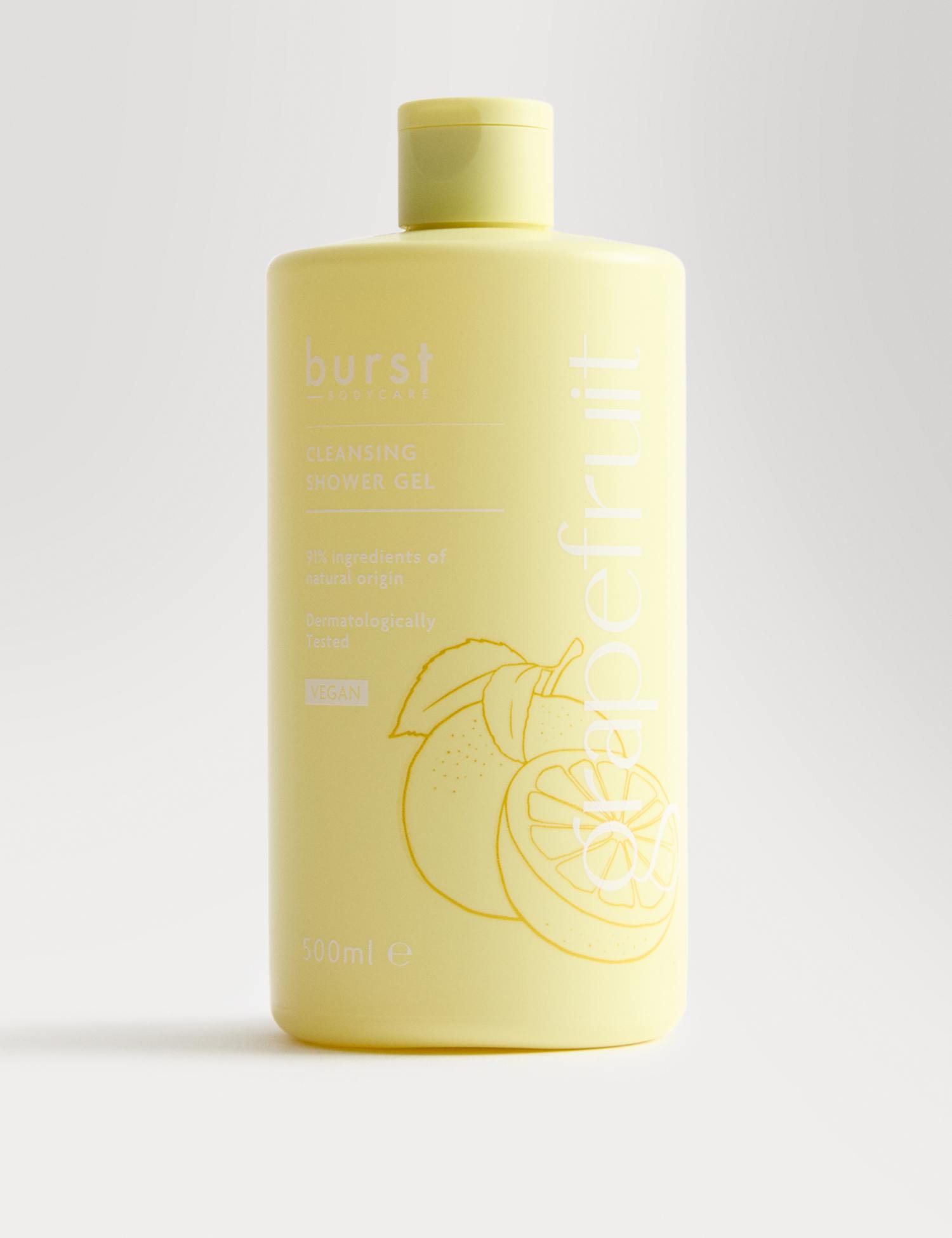 Burst Bodycare Grapefruit Shower Gel 500ml No Colour