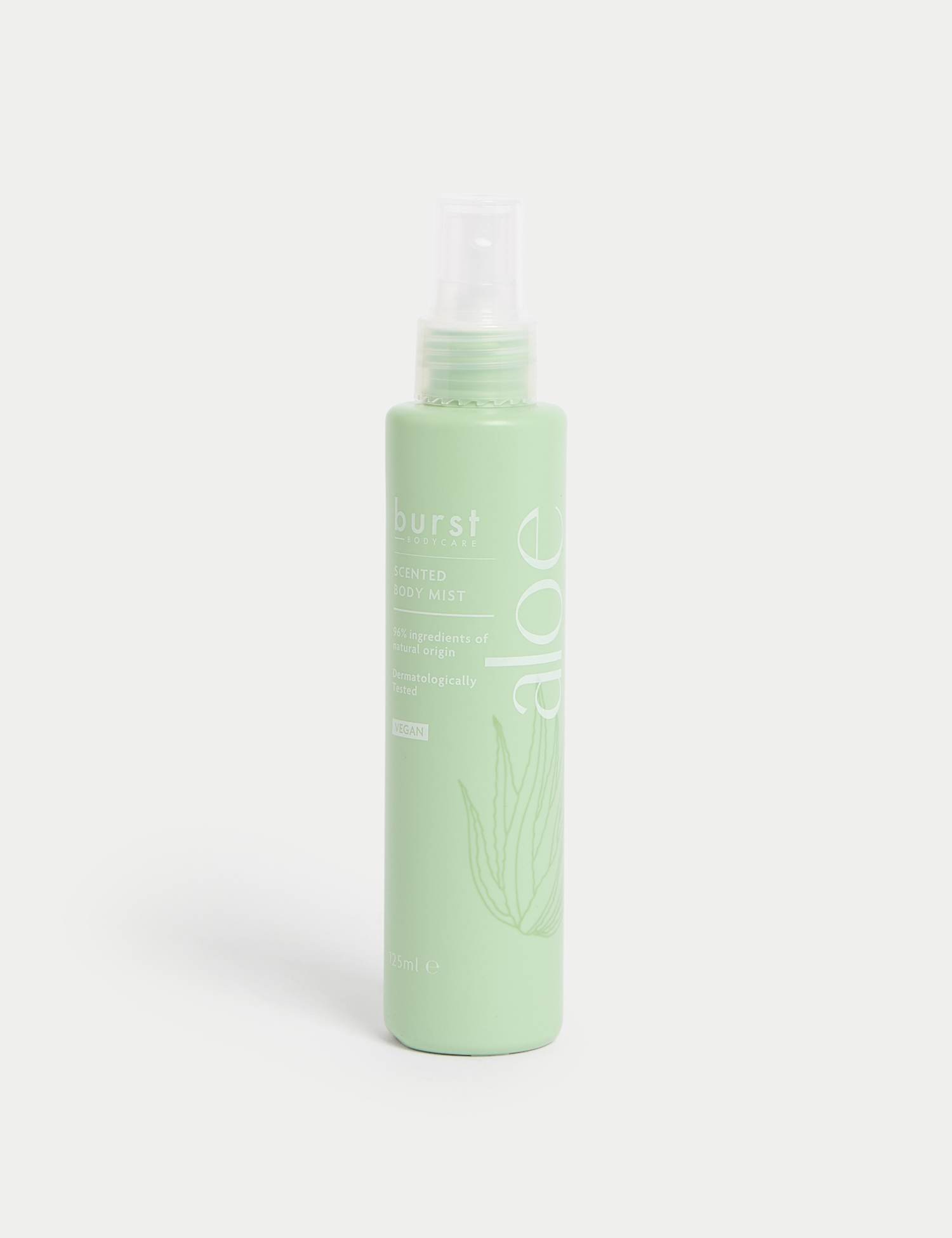 Burst Bodycare Aloe Body Mist 125ml No Colour