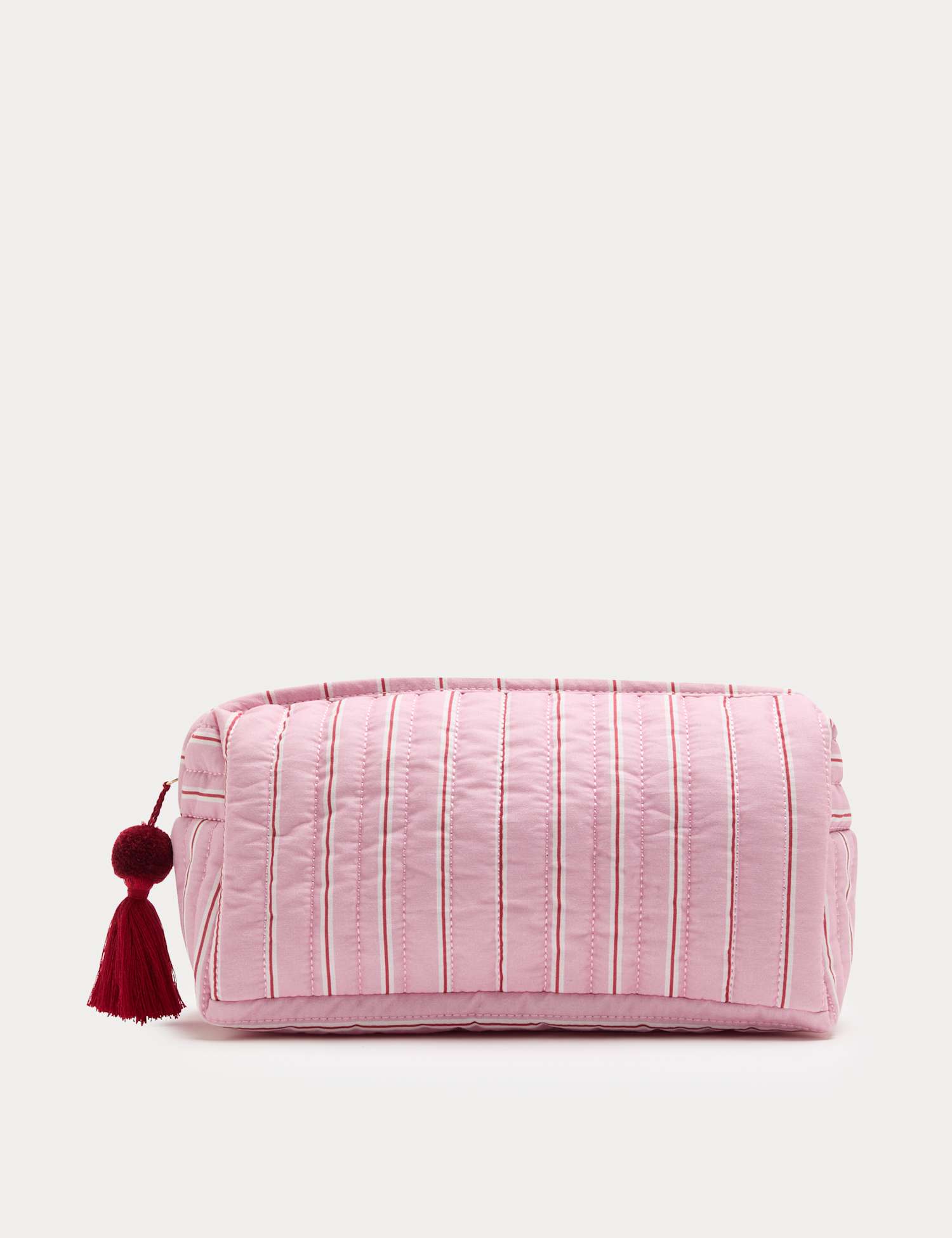 M&S Large Stripe Slouchy Make Up Bag No Colour