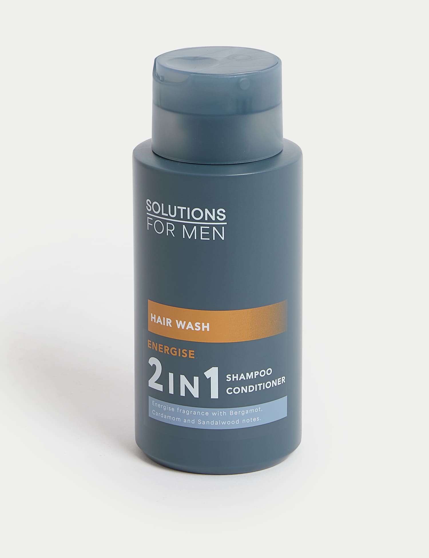 Solutions for Men ENERGISE Hair Wash 300ml No Colour