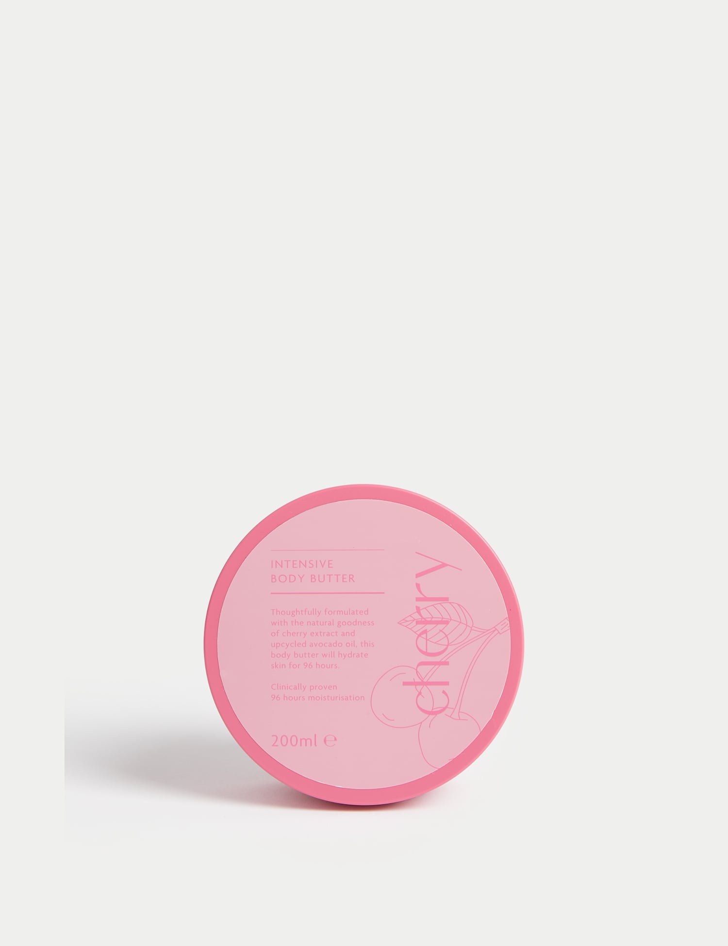 Burst Bodycare Cherry Body Butter 200ml No Colour