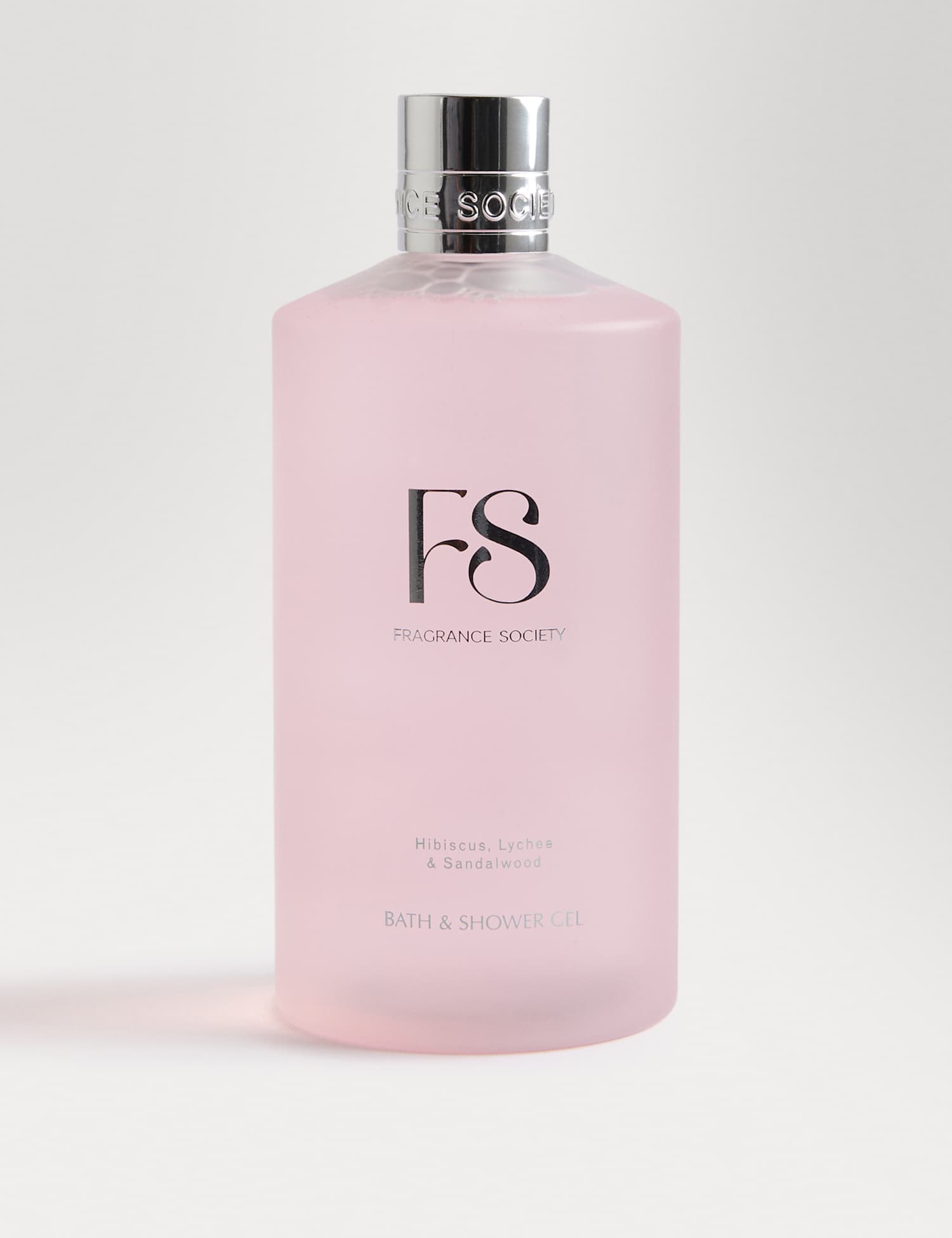 Fragrance Society Hibiscus Lychee & Sandalwood Bath & Shower Gel 500ml No Colour