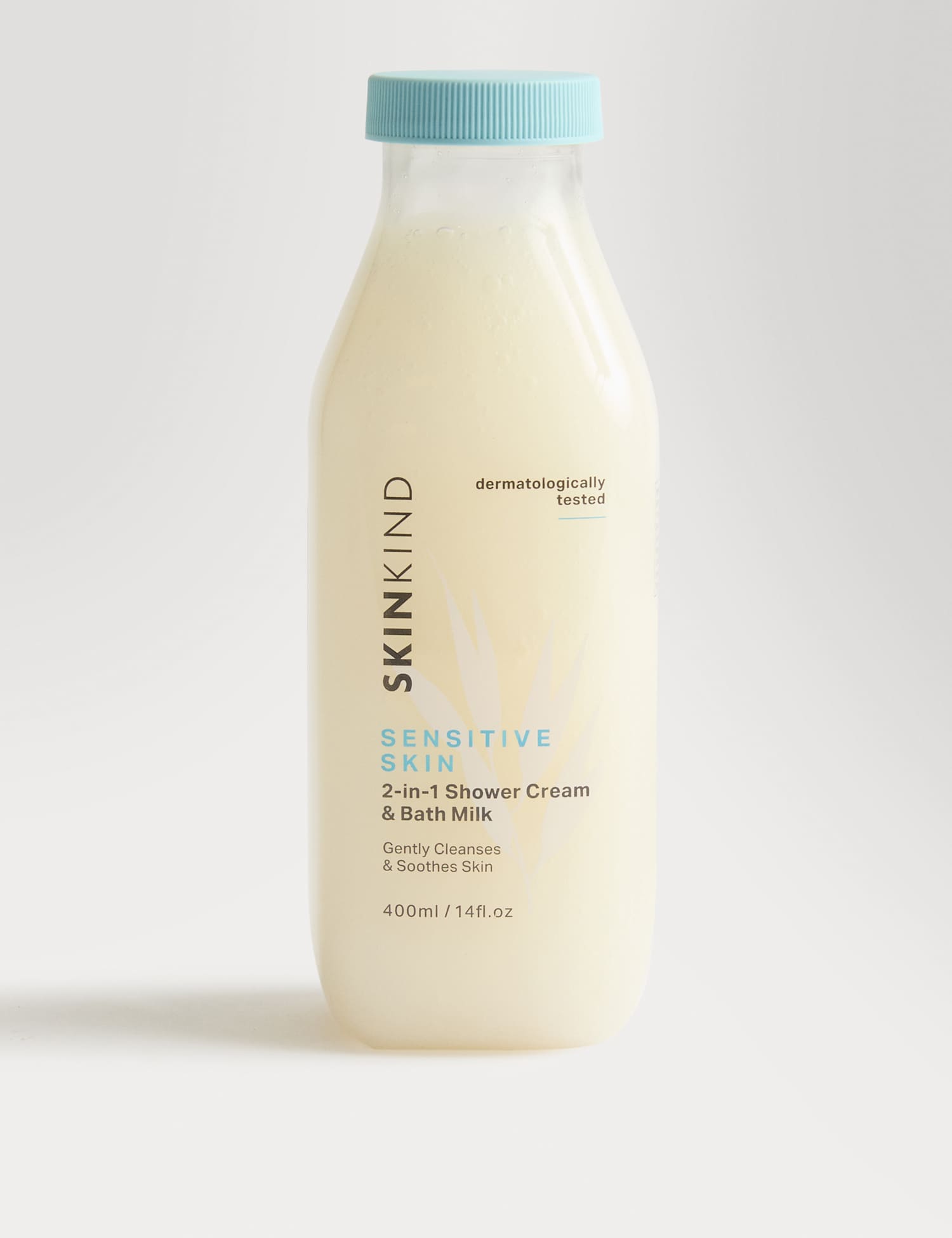 Skinkind 2-in-1 Shower Cream & Bath Milk 400ml No Colour