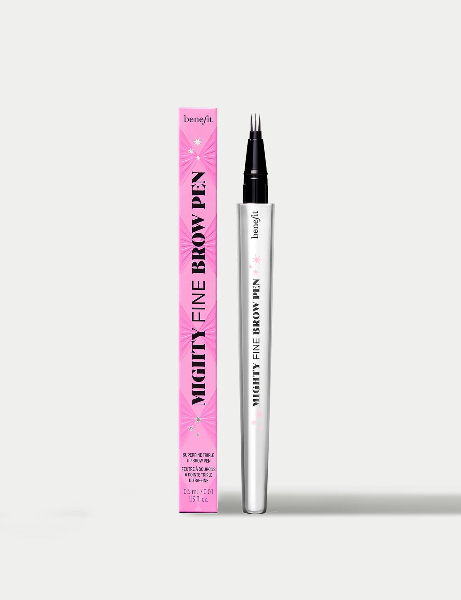 BENEFIT Mighty Fine Brow Superfine Triple Tip Pen 0.5ml Chocolate/Cream