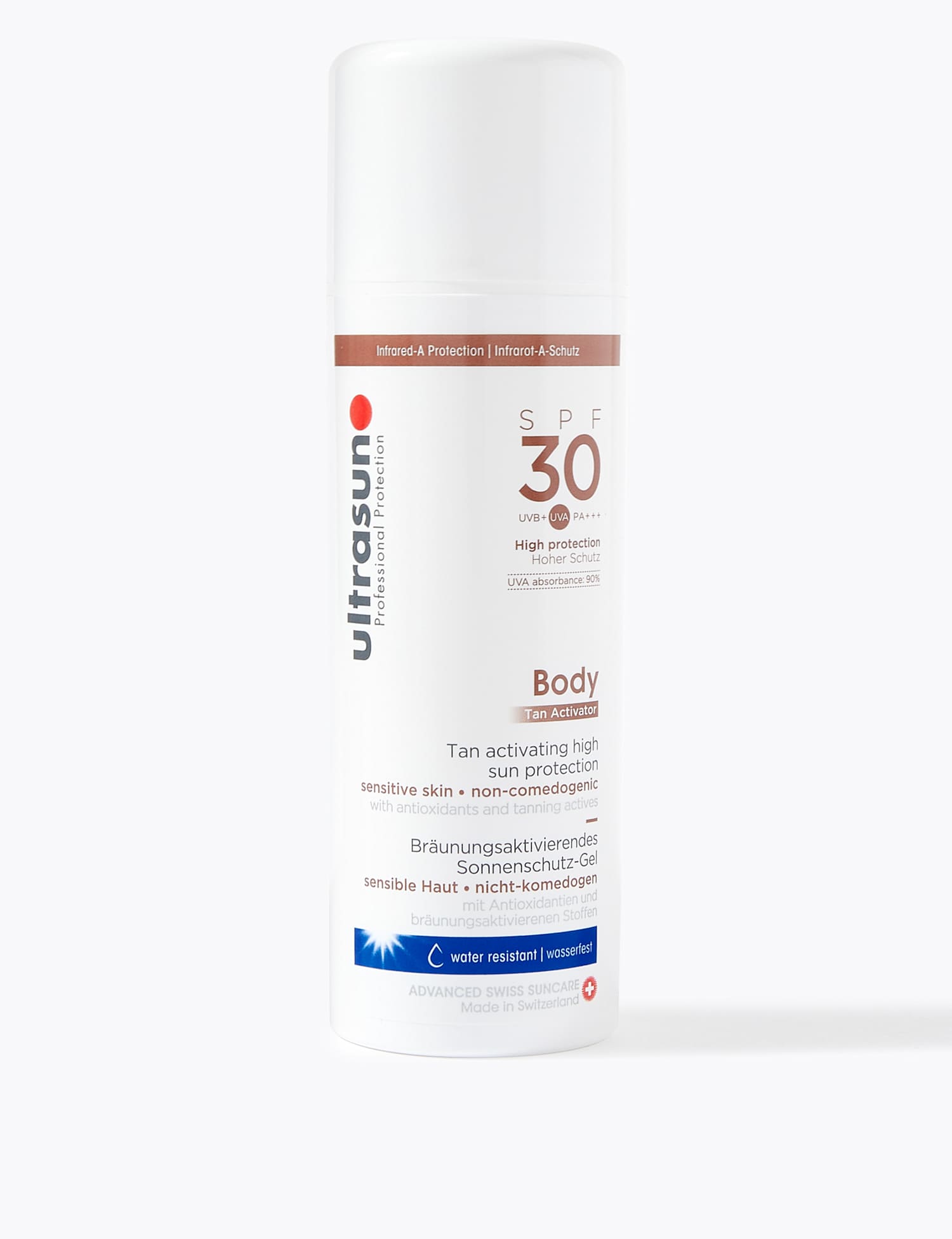 Ultrasun Tan Activator Body Cream SPF 30 150ml No Colour