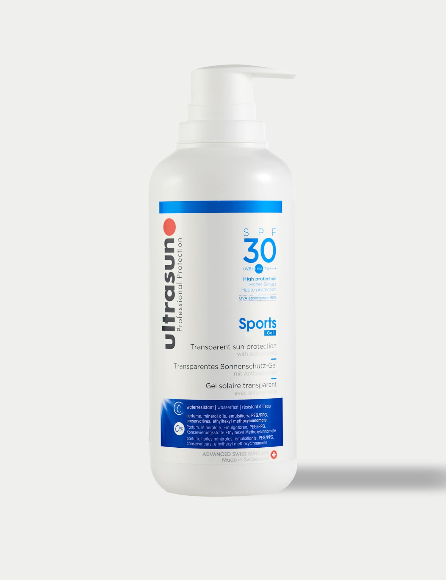 Ultrasun Sports Gel SPF 30 400ml No Colour