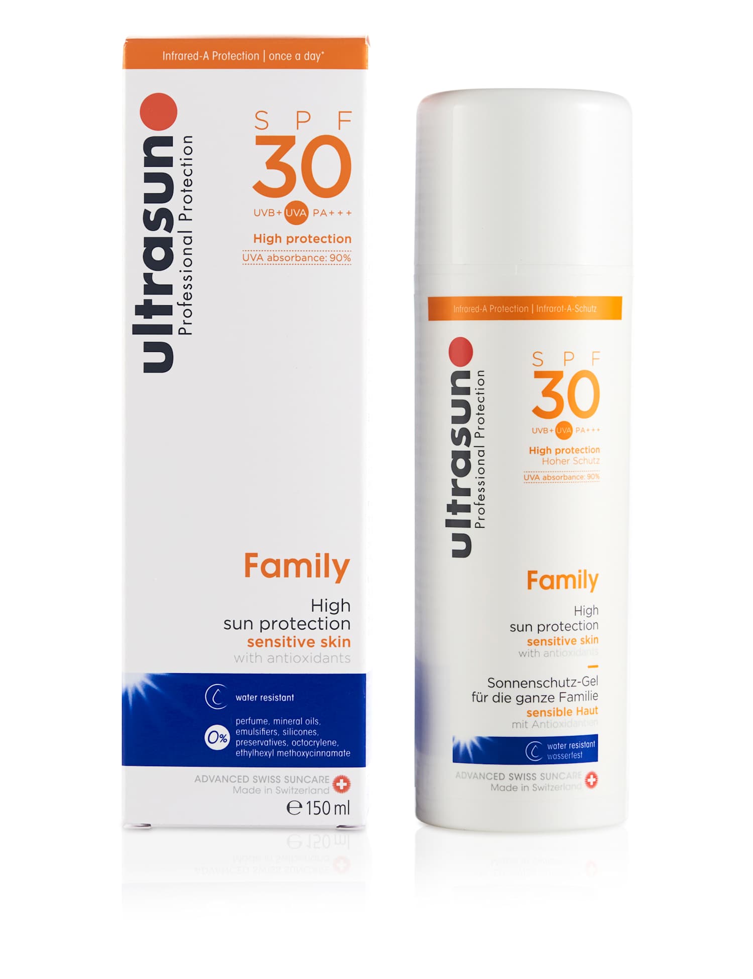Ultrasun Family Sun Cream SPF 30 150ml No Colour
