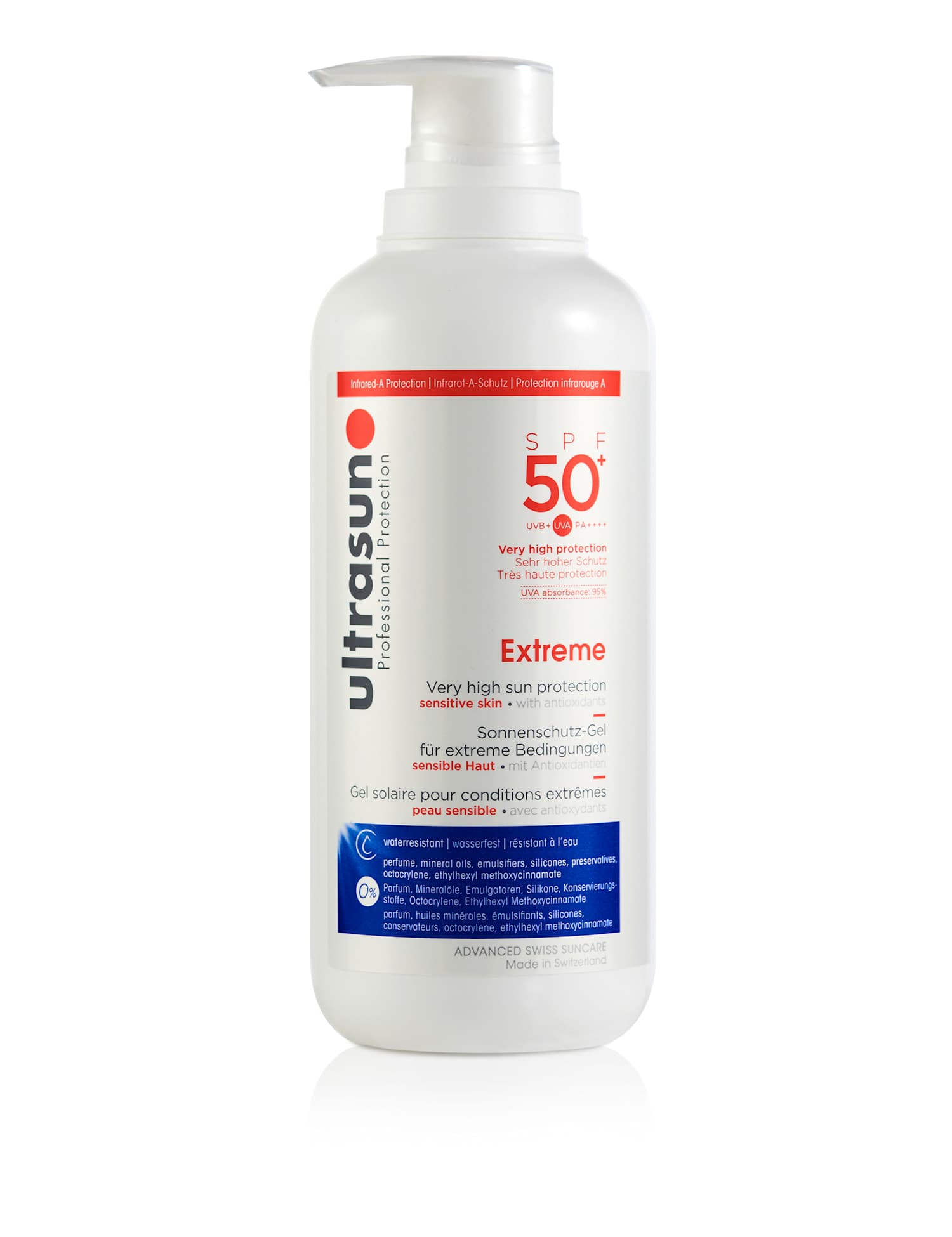 Ultrasun Extreme Sun Cream SPF 50+ 400ml No Colour