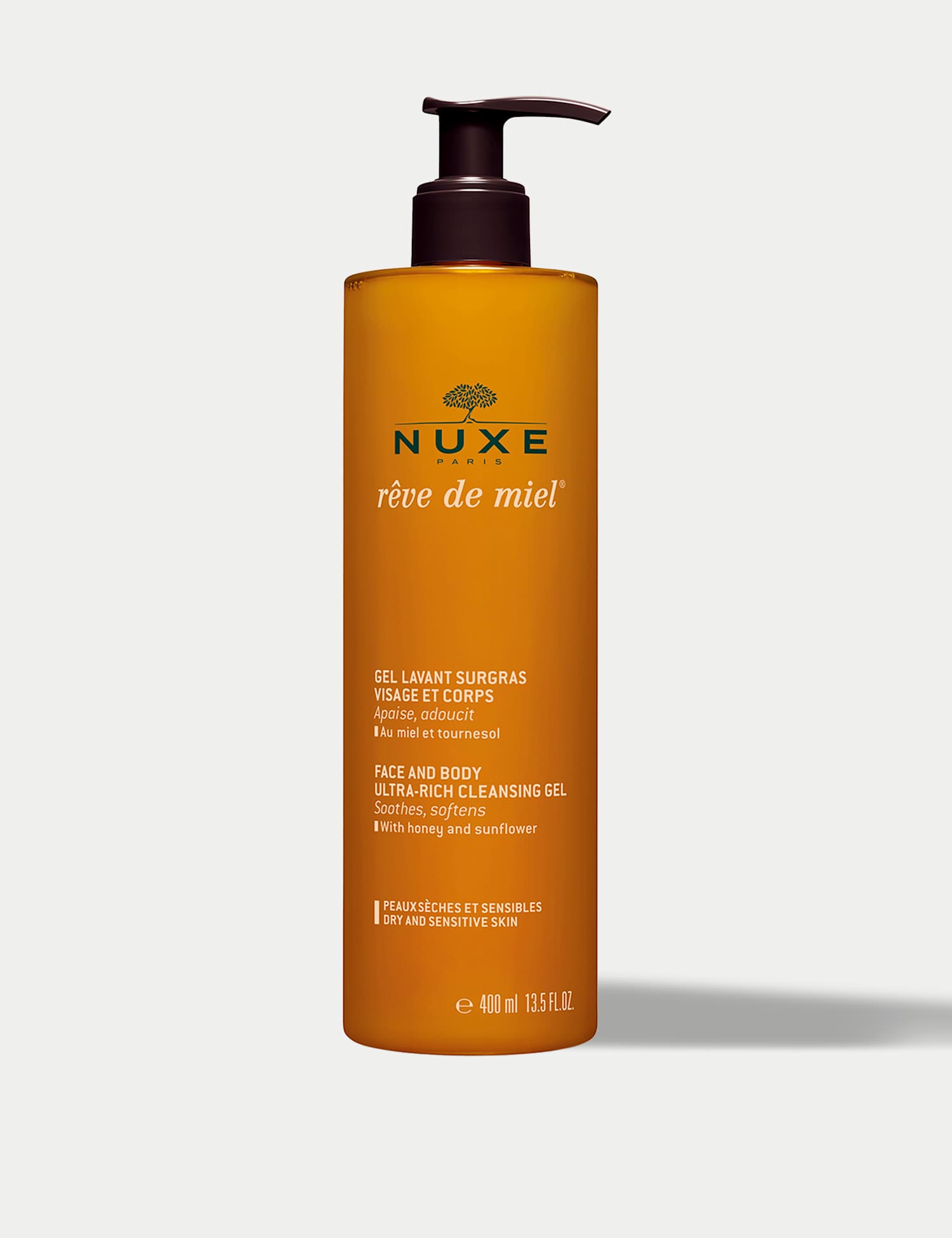 NUXE Reve de Miel Face & Body Ultra-Rich Cleansing Gel 400ml No Colour