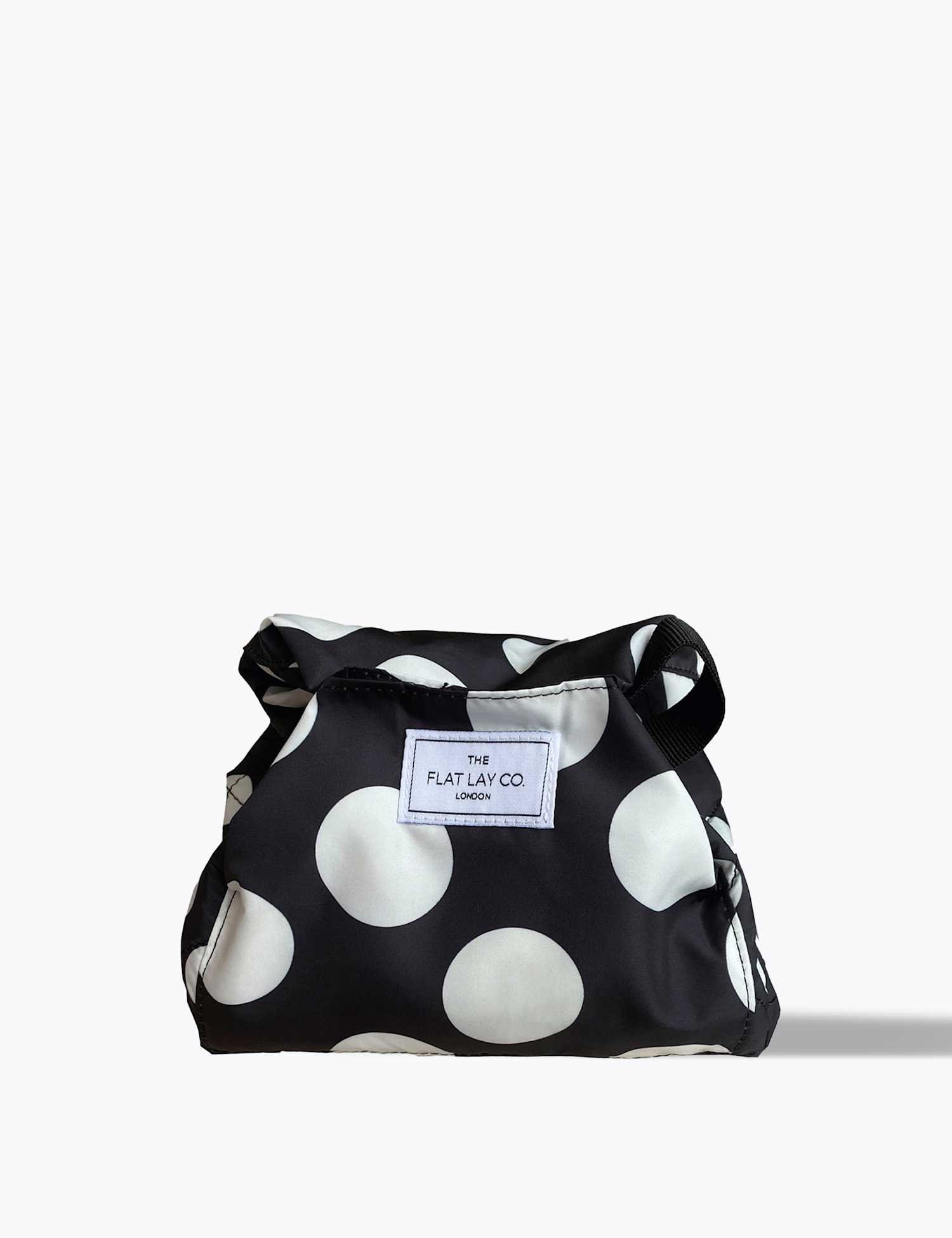 The Flat Lay Co. Open Flat Makeup Bag In Double Spots No Colour