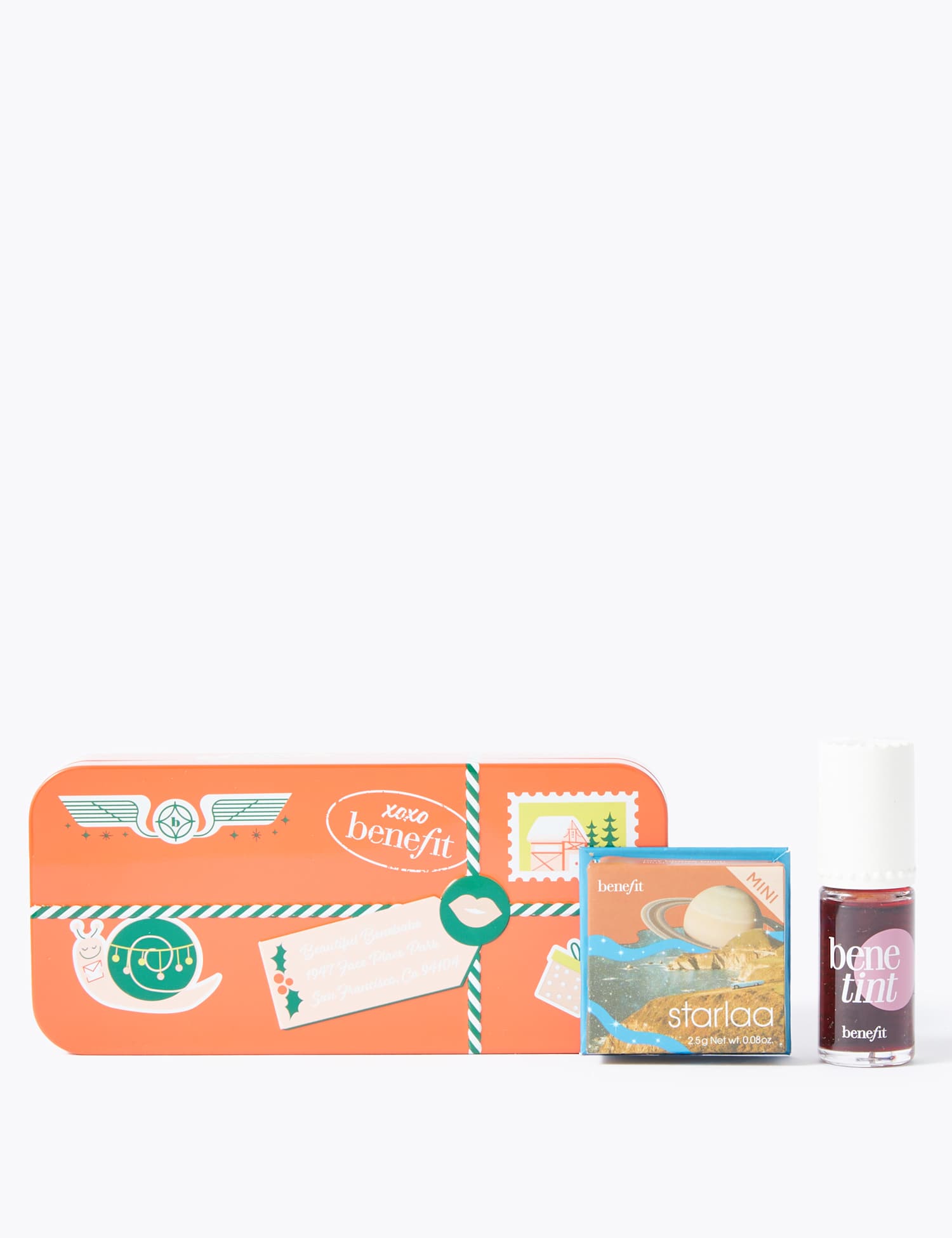 BENEFIT Blushin Benetint Bundle Lip & Cheek Tint & Blusher Gift Set No Colour