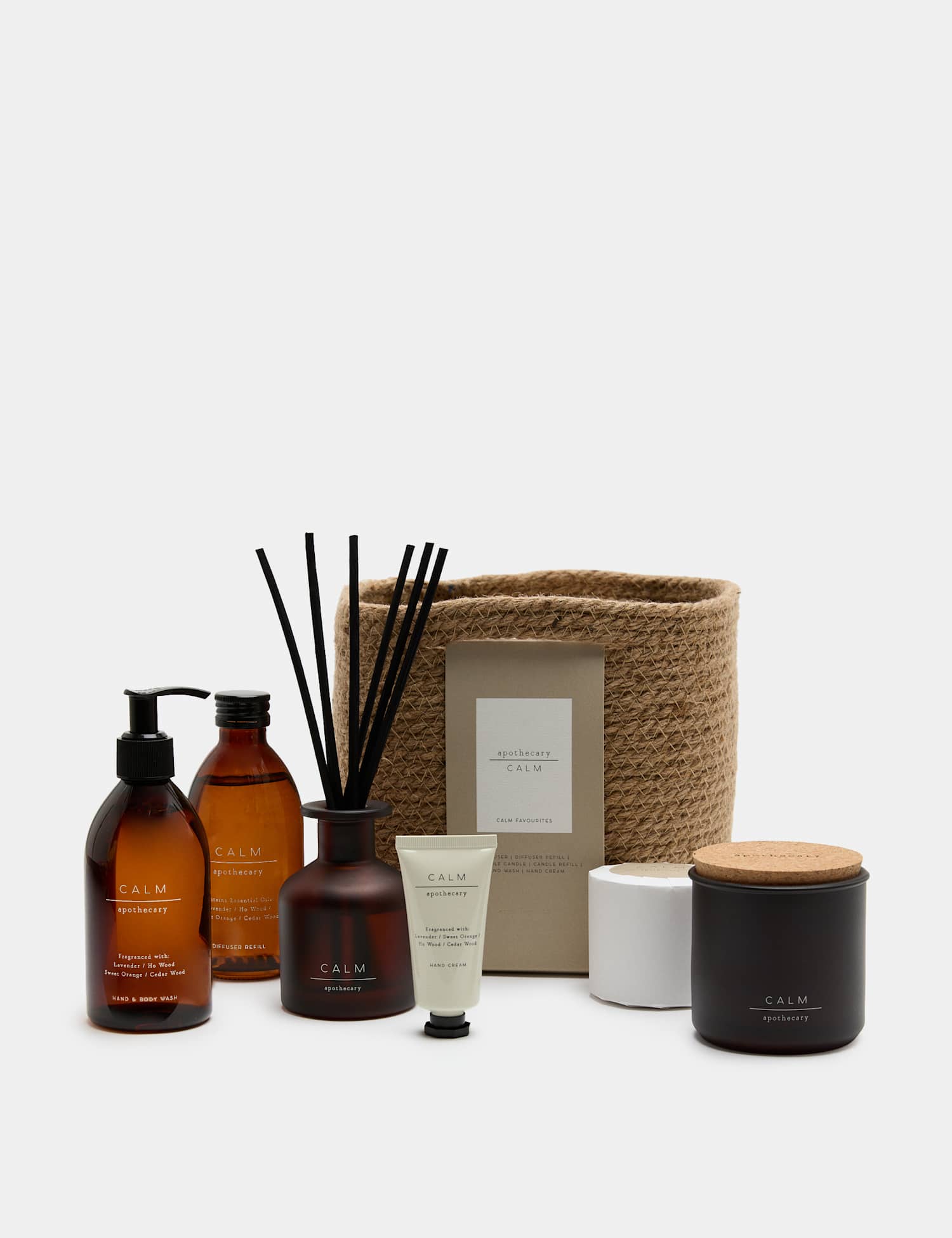 Apothecary Calm Home Favourites Hamper Amber