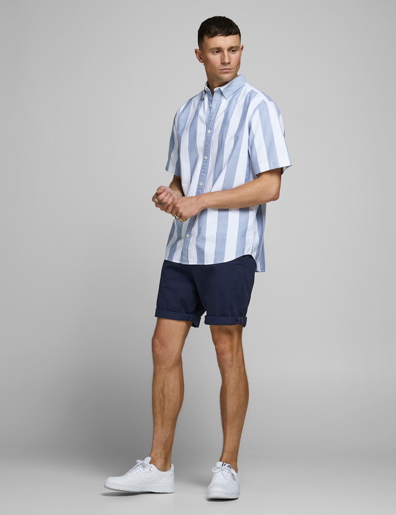 JACK & JONES Regular Fit Chino Shorts Navy