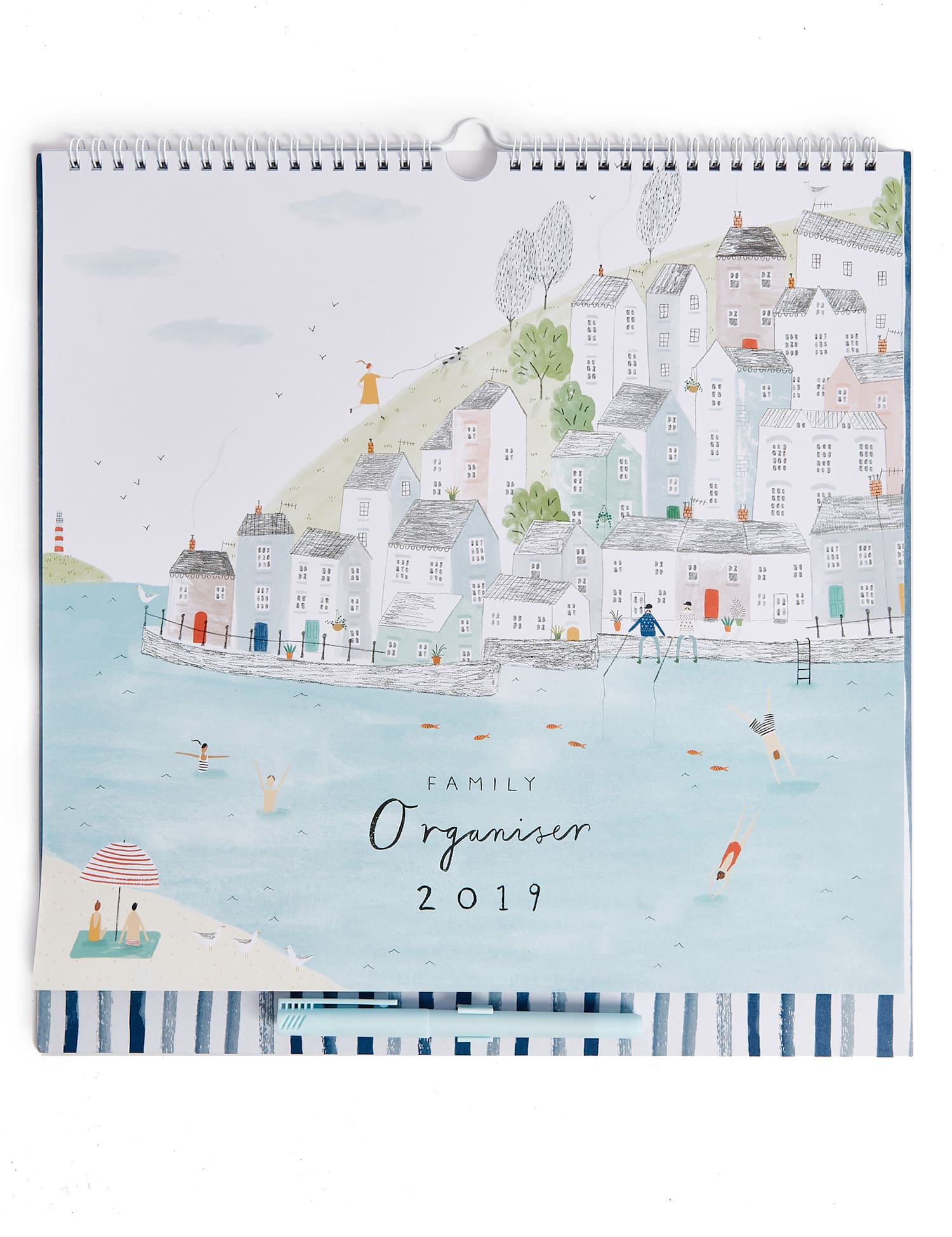 M&S Illustrated 2019 Family Organiser No Colour