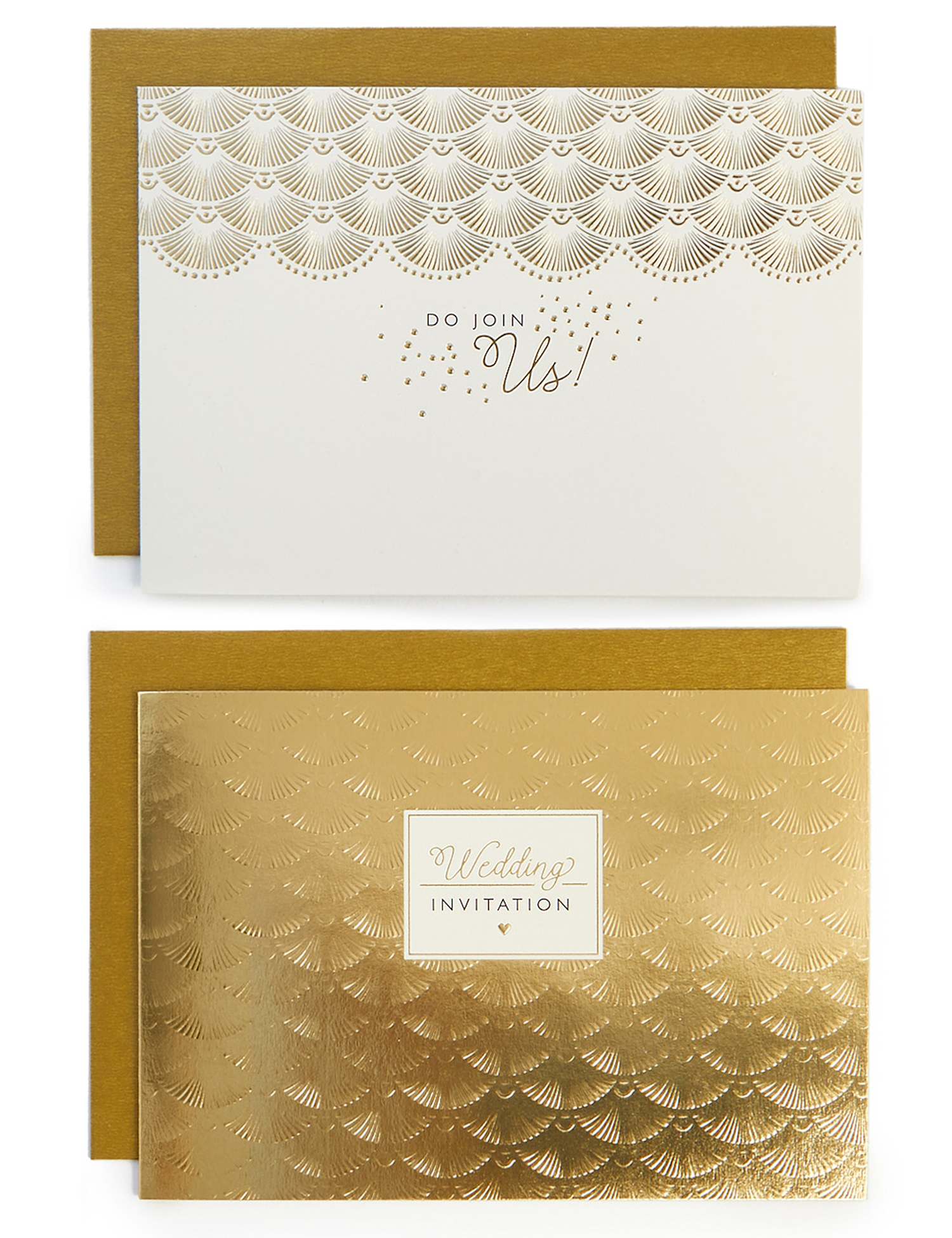 M&S Pack of 8 Wedding Invitations No Colour