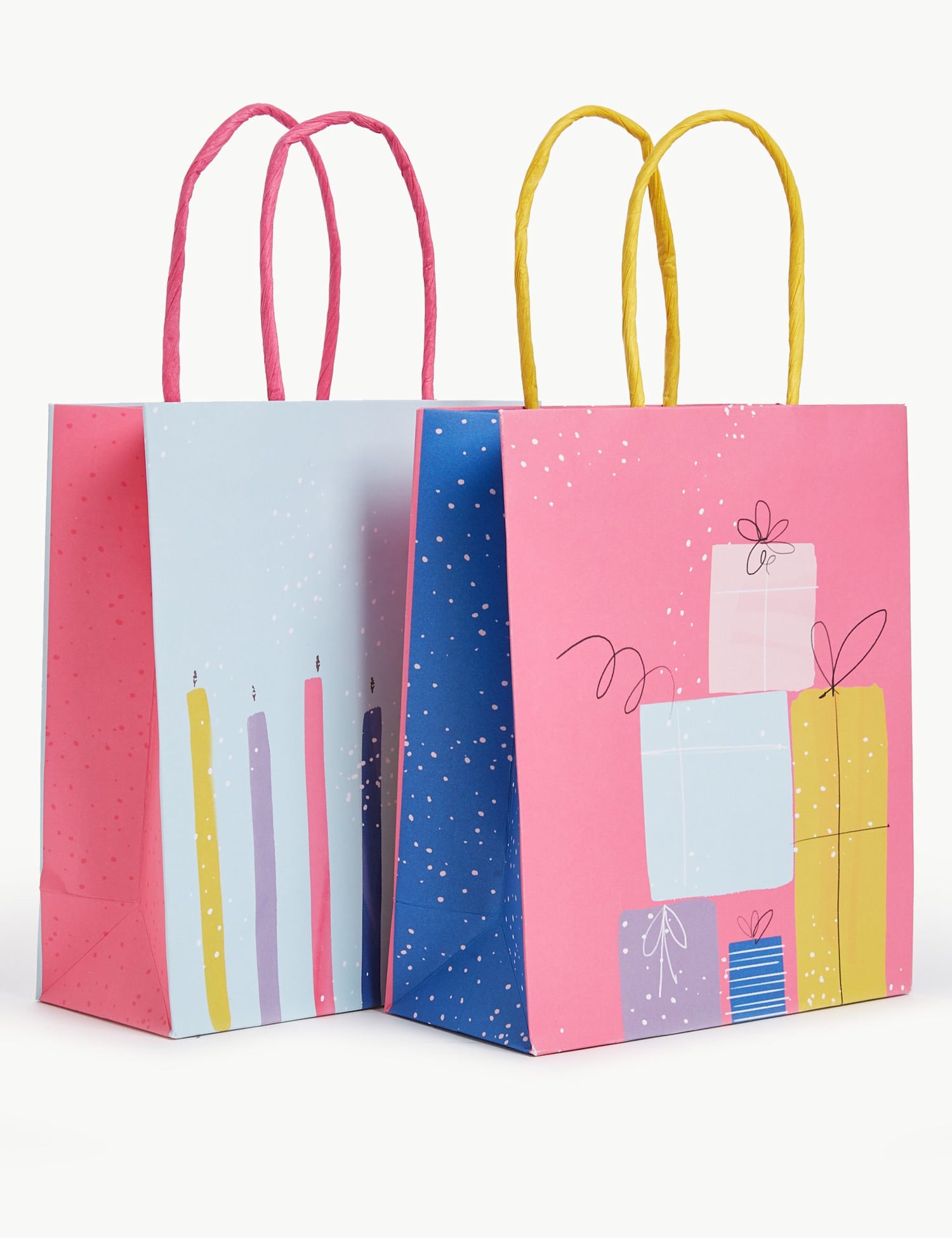 M&S Pack of 6 Small Gift Bags No Colour