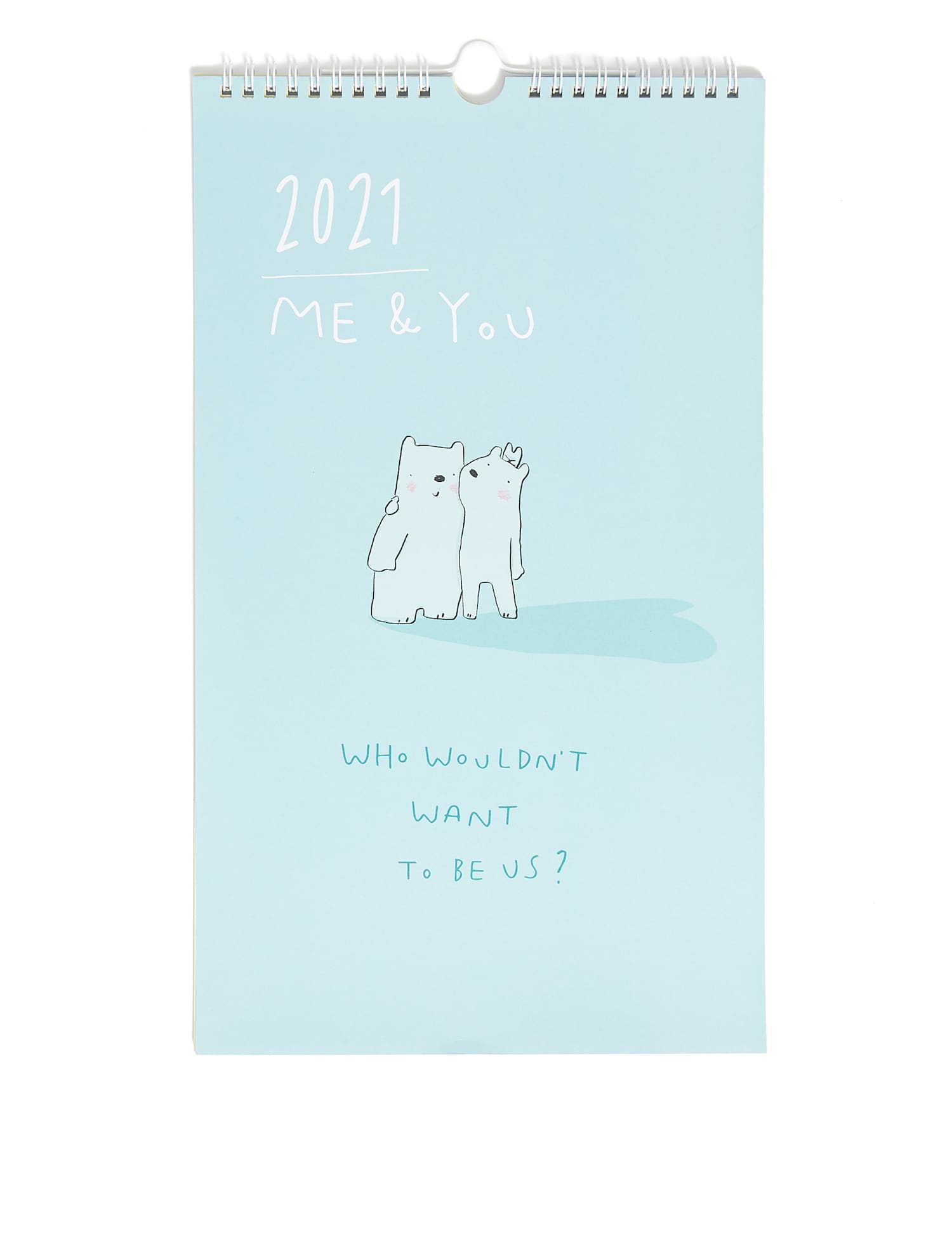 M&S Couple's 2025 Illustrated Calendar - Medium No Colour