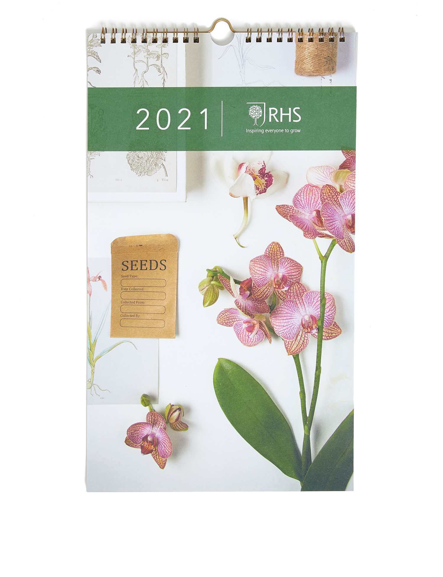 M&S RHS 2025 Gardening Tips Calendar - Medium No Colour