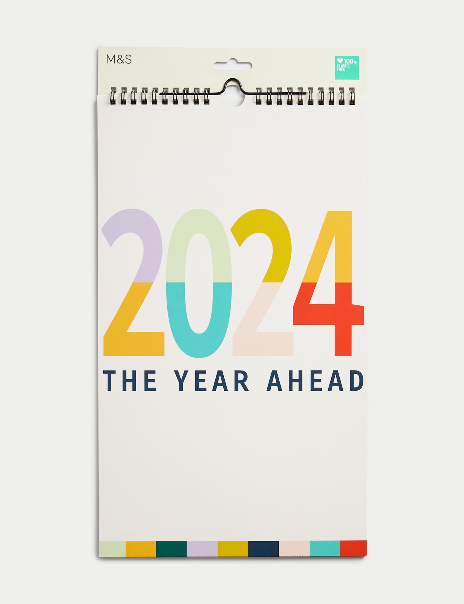 M&S 2025 Medium Calendar - Colourful & Bold Design No Colour