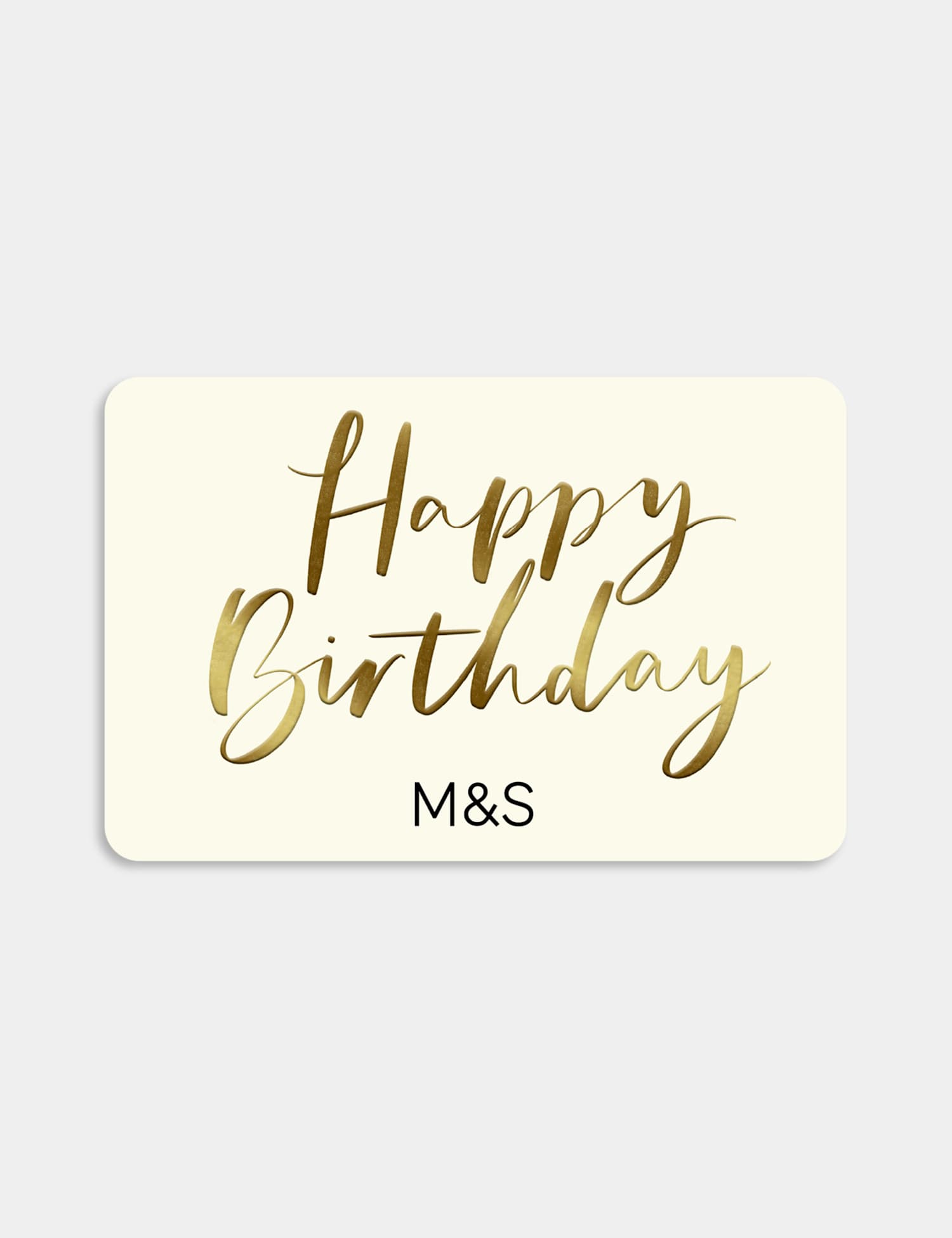 M&S Birthday Gold E-Gift Card No Colour