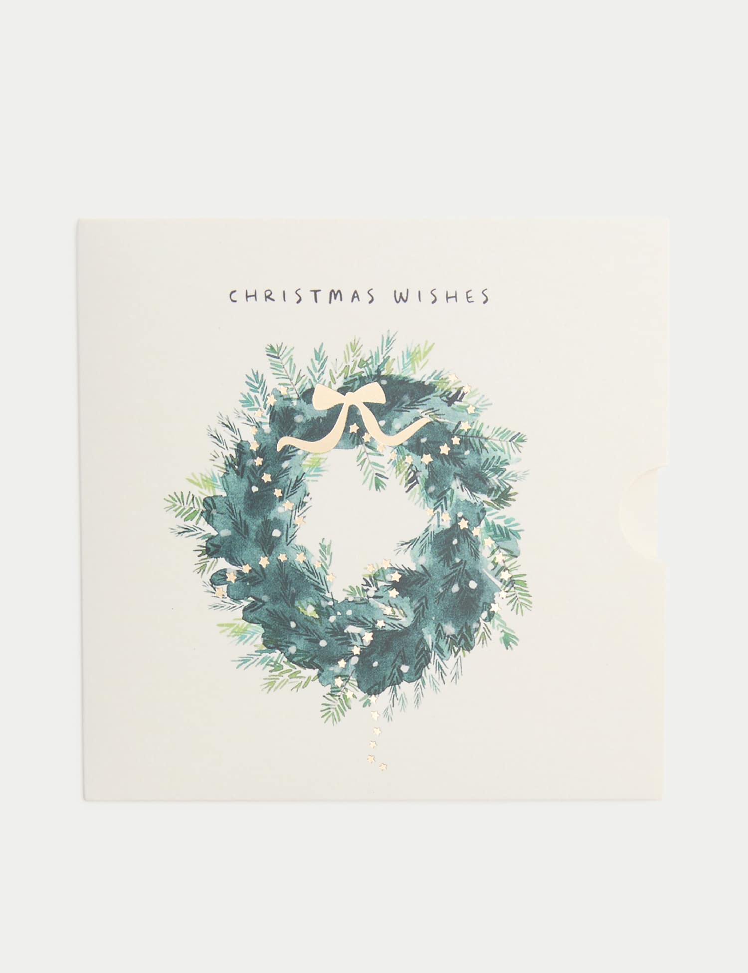 M&S Christmas Wreath Gift Card No Colour