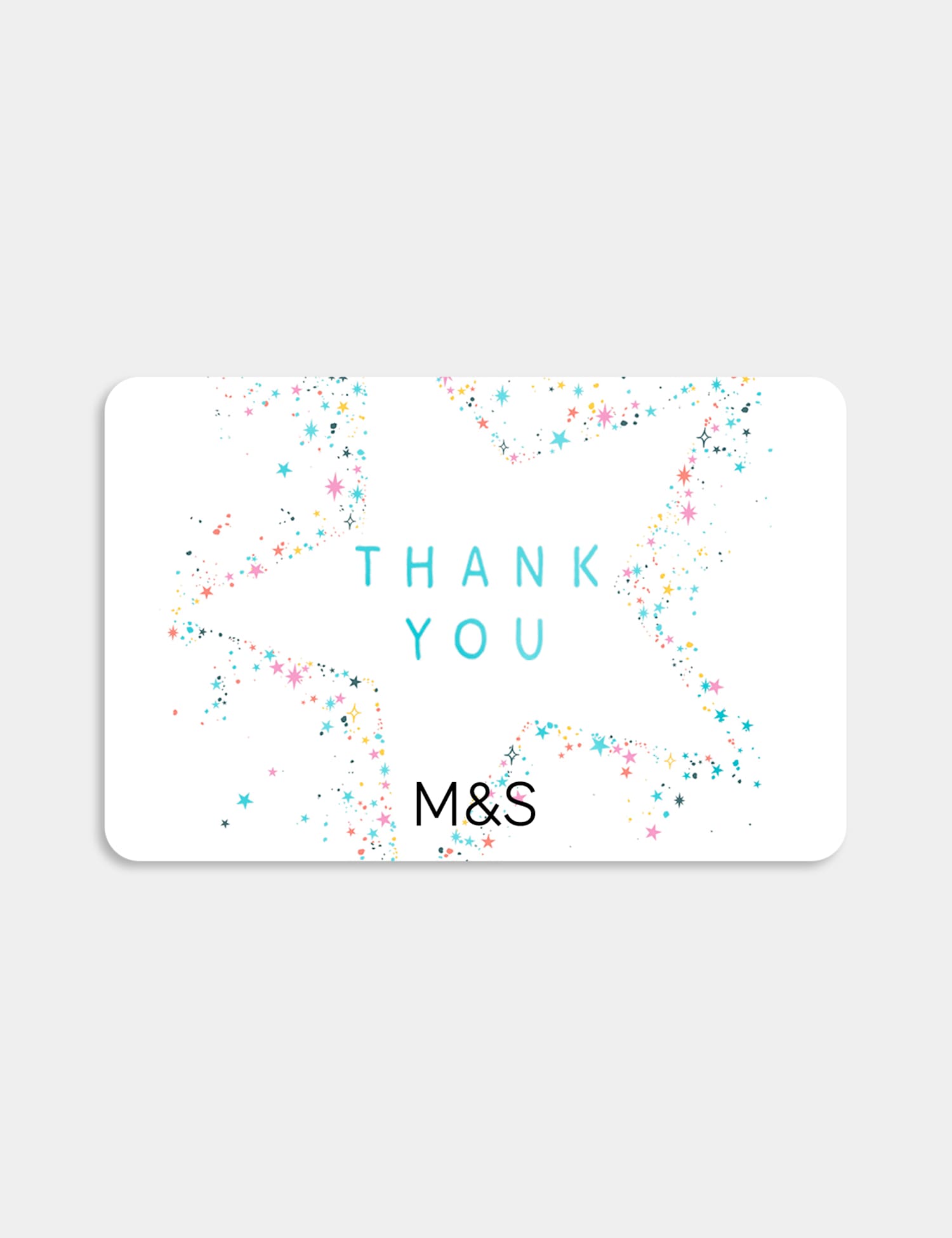 M&S Thank You Star E-Gift Card No Colour