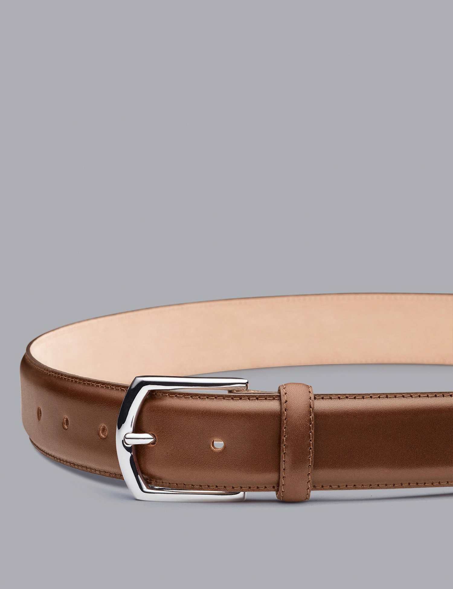 Charles Tyrwhitt Leather Smart Belt Tan