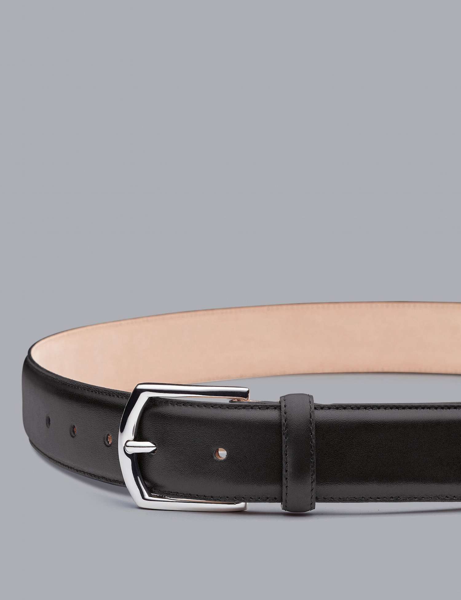 Charles Tyrwhitt Leather Smart Belt Black